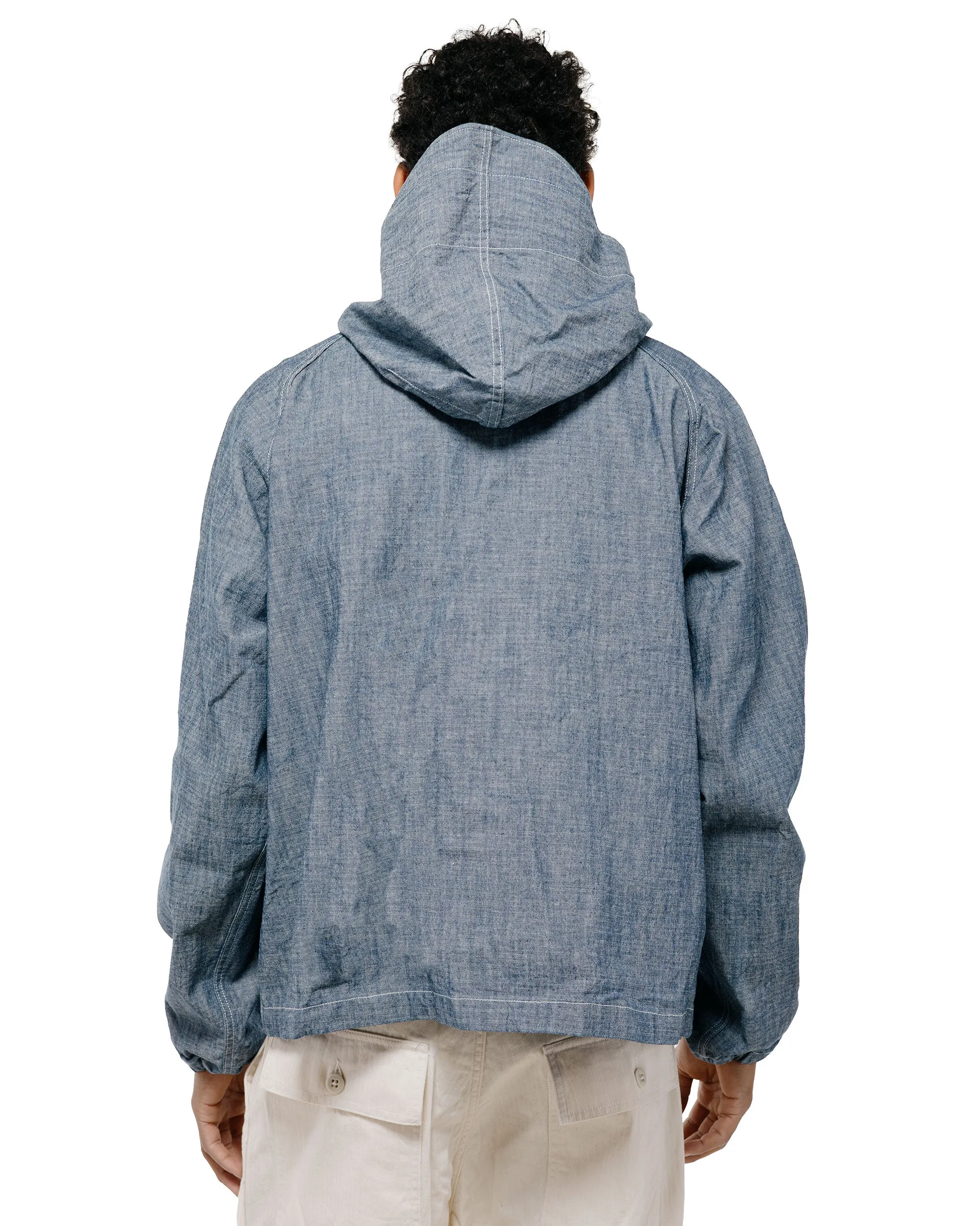 Engineered Garments Workaday Deck Parka Indigo 10oz Sea Canvas sold by Lost & Found product image thumbnail 4