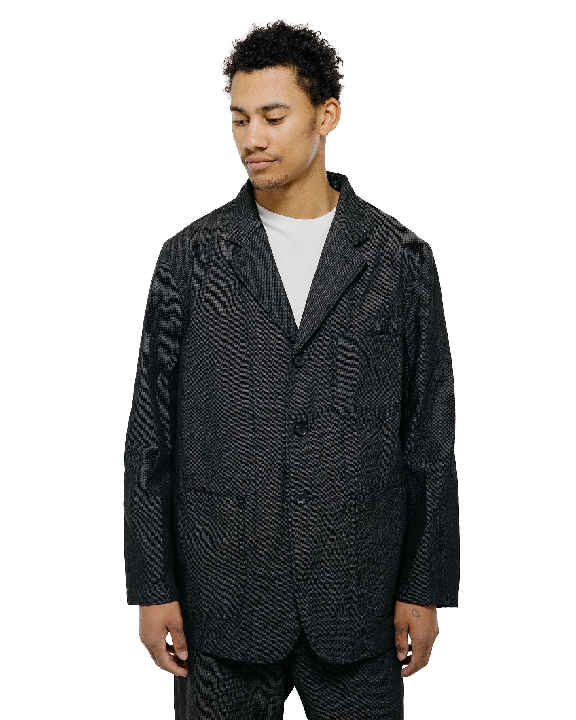 Engineered Garments Workaday Med Blazer Charcoal Cotton Heavy Oxford sold by Lost & Found product image thumbnail 2