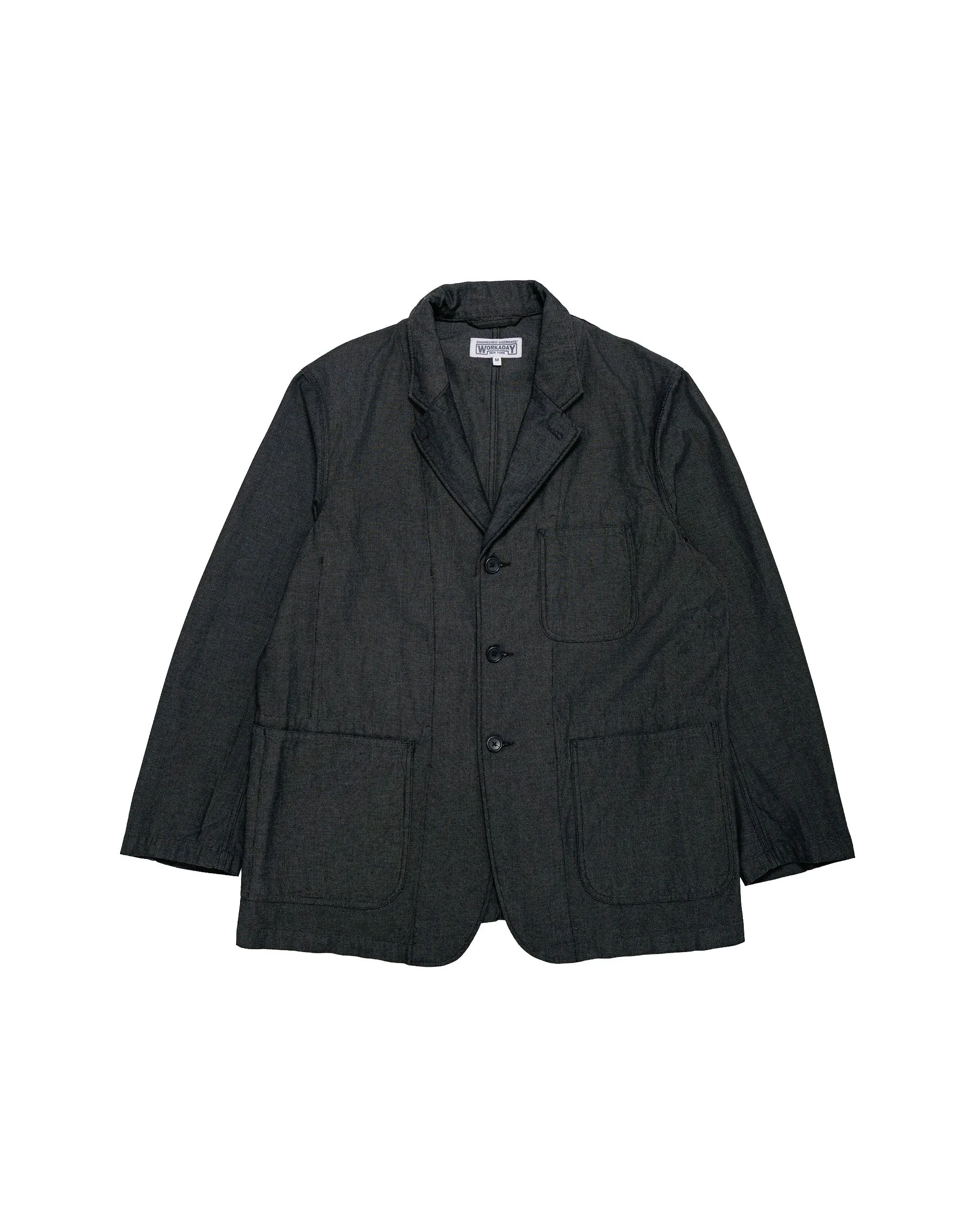 Engineered Garments Workaday Med Blazer Charcoal Cotton Heavy Oxford sold by Lost & Found