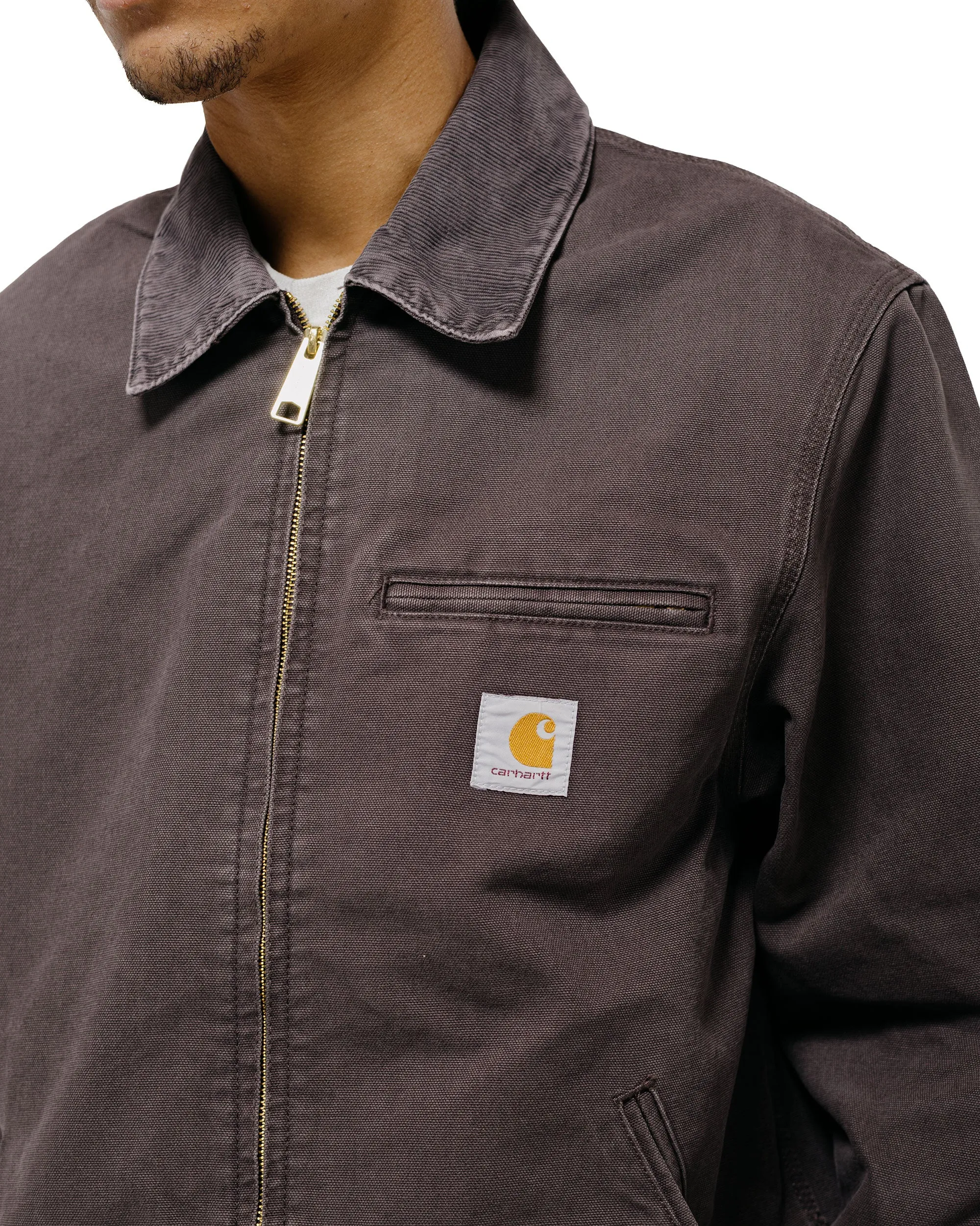 Carhartt W.I.P. Detroit Jacket Shale/Shale Stone Canvas sold by Lost & Found product image thumbnail 3