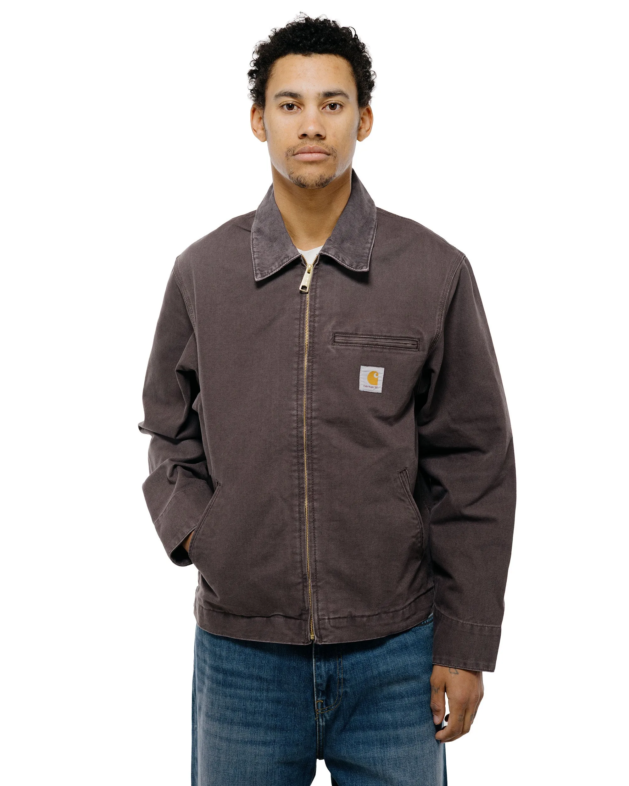 Carhartt W.I.P. Detroit Jacket Shale/Shale Stone Canvas sold by Lost & Found product image thumbnail 2