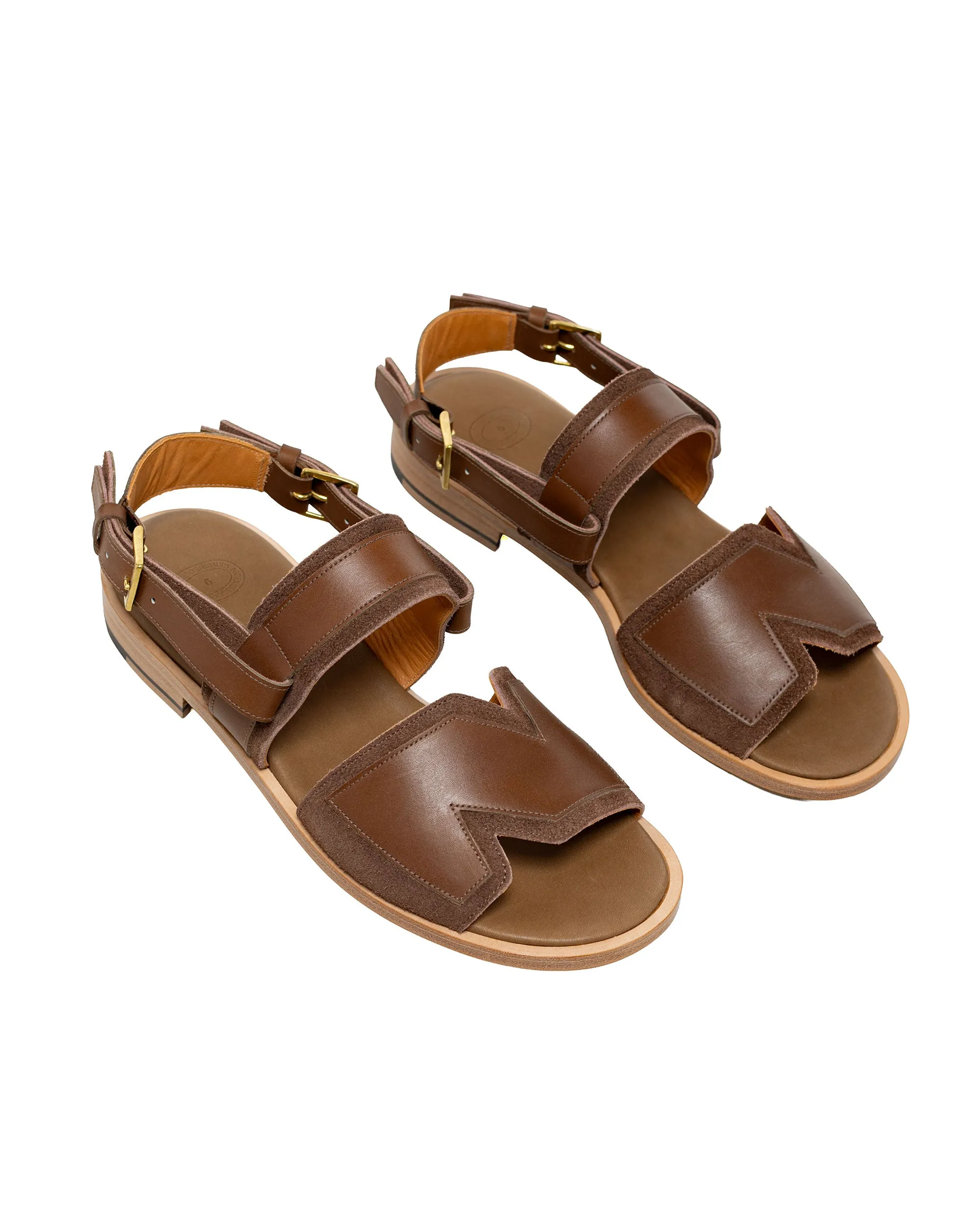 NICENESS Ballard Leather Sandals Brown sold by Lost & Found product image thumbnail 2