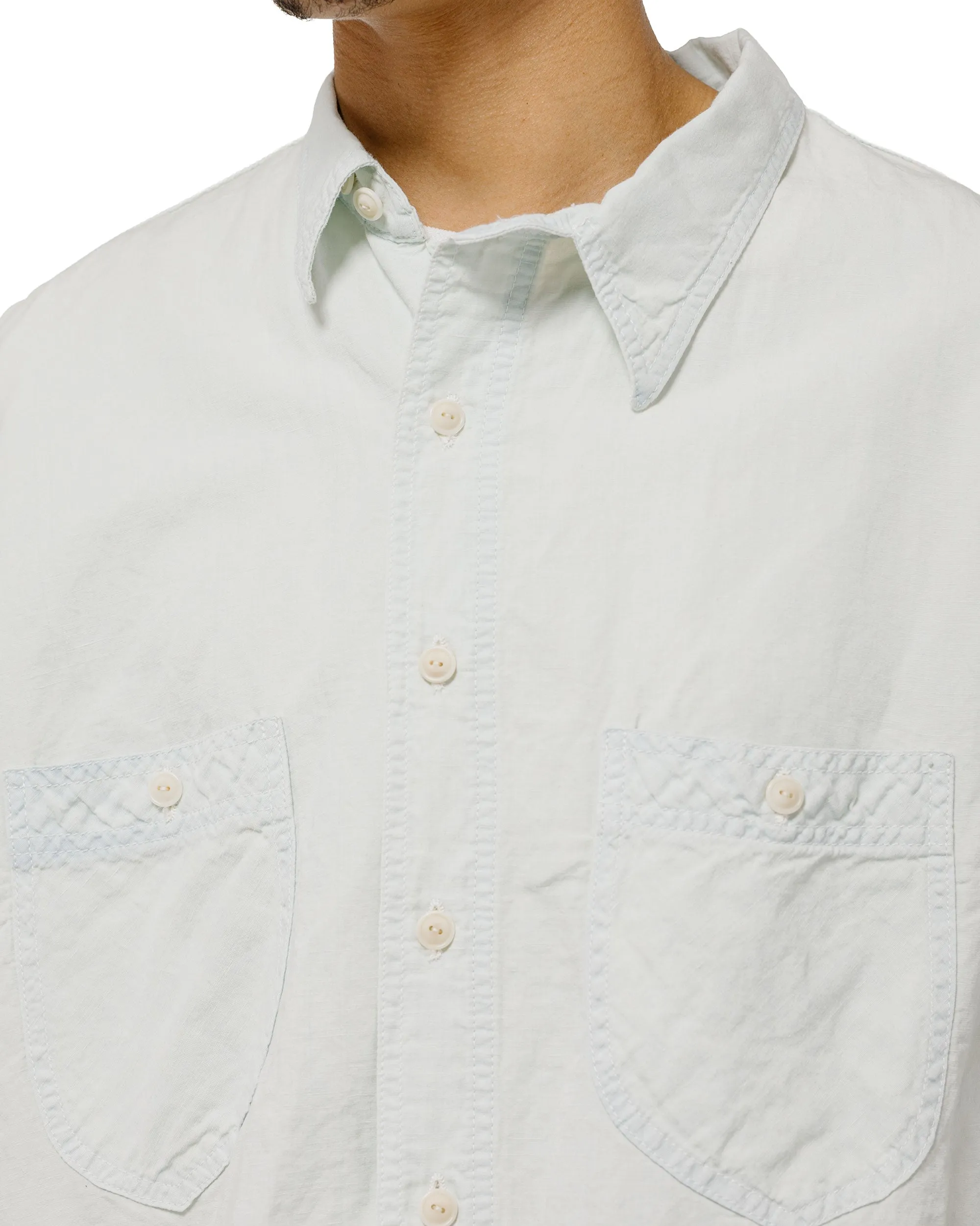 NICENESS Elmes Articulated Shirt Ice Blue sold by Lost & Found product image thumbnail 3