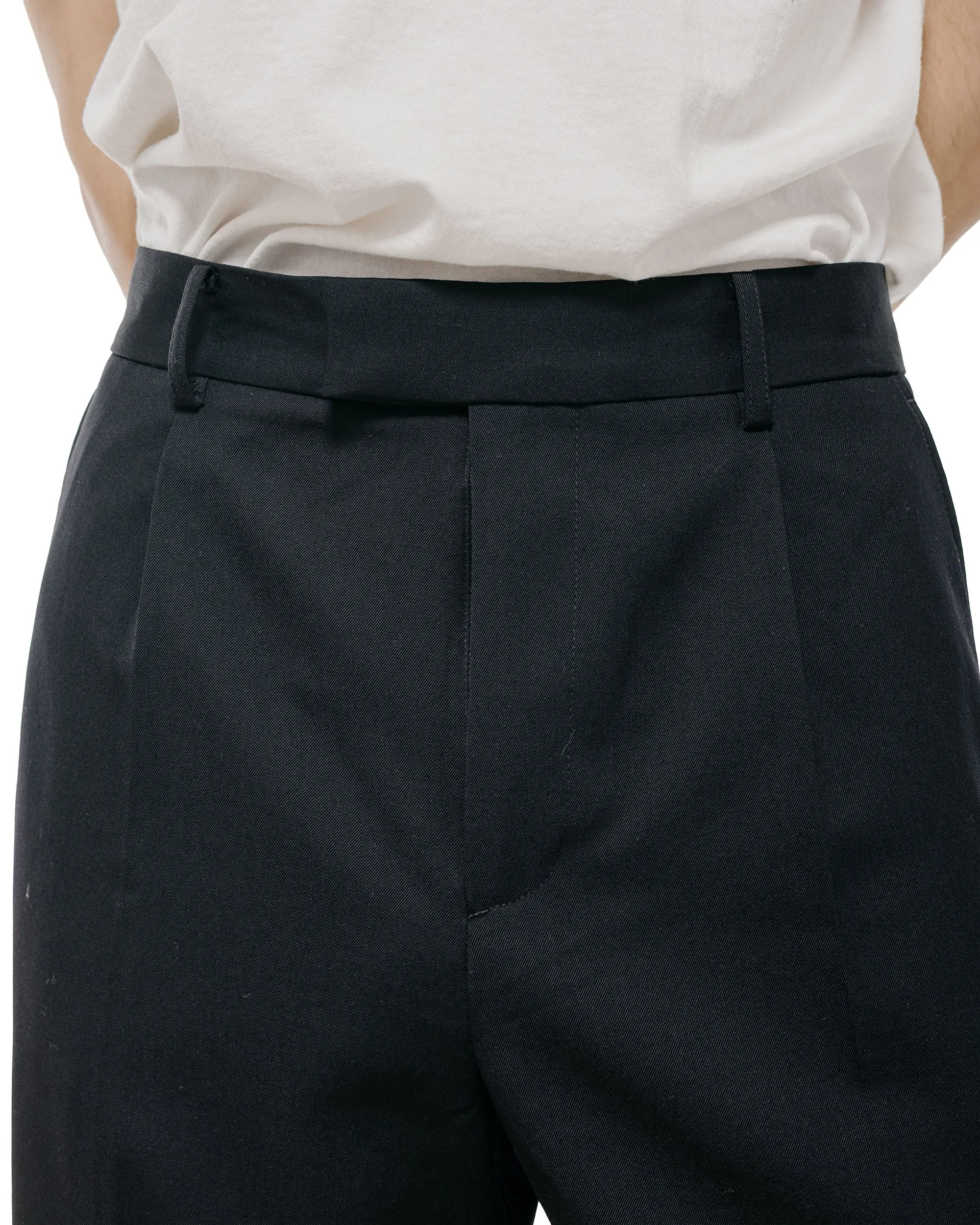 TTT MSW Wool Straight Slacks Black sold by Lost & Found product image thumbnail 3