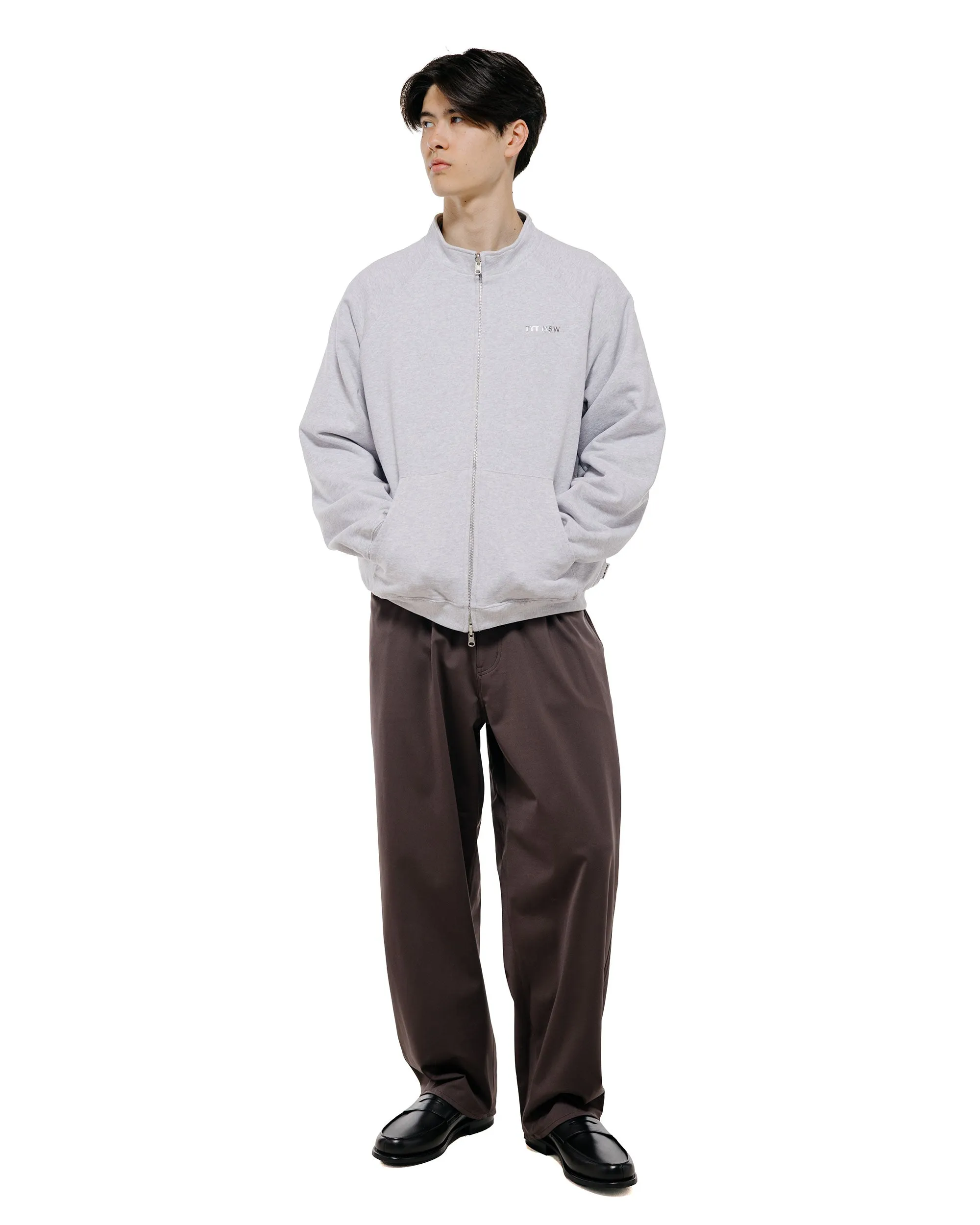 TTT MSW Zip Up Crew Neck Sweat Ash sold by Lost & Found product image thumbnail 5