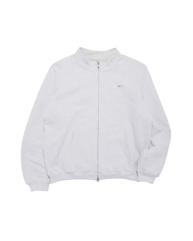 TTT MSW Zip Up Crew Neck Sweat Ash made by Lost & Found