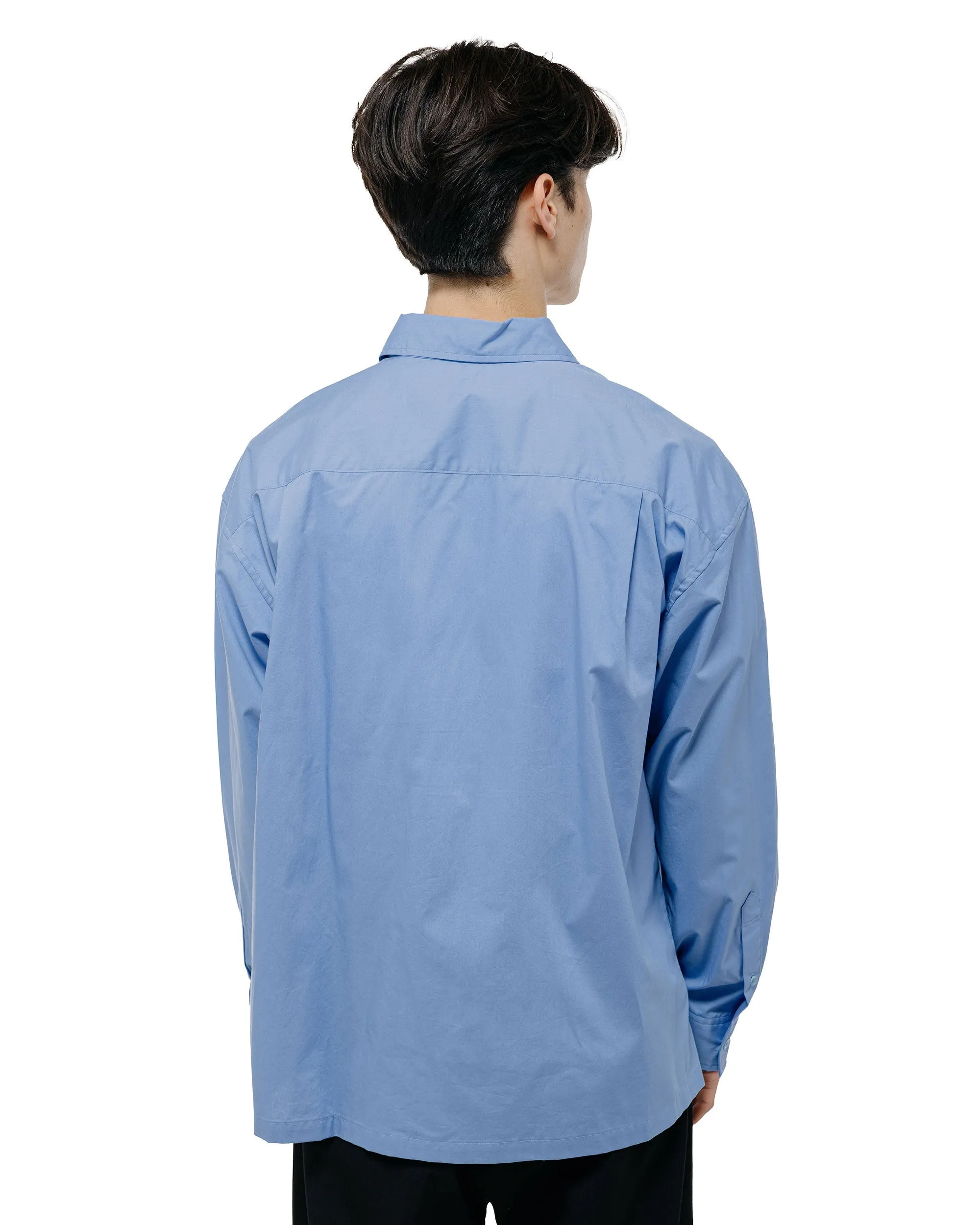 TTT MSW Regular Collar Shirt Blue sold by Lost & Found product image thumbnail 4