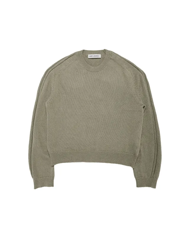 Our Legacy Slack Sweatshirt Worn Olive Rogue Loopback made by Our Legacy