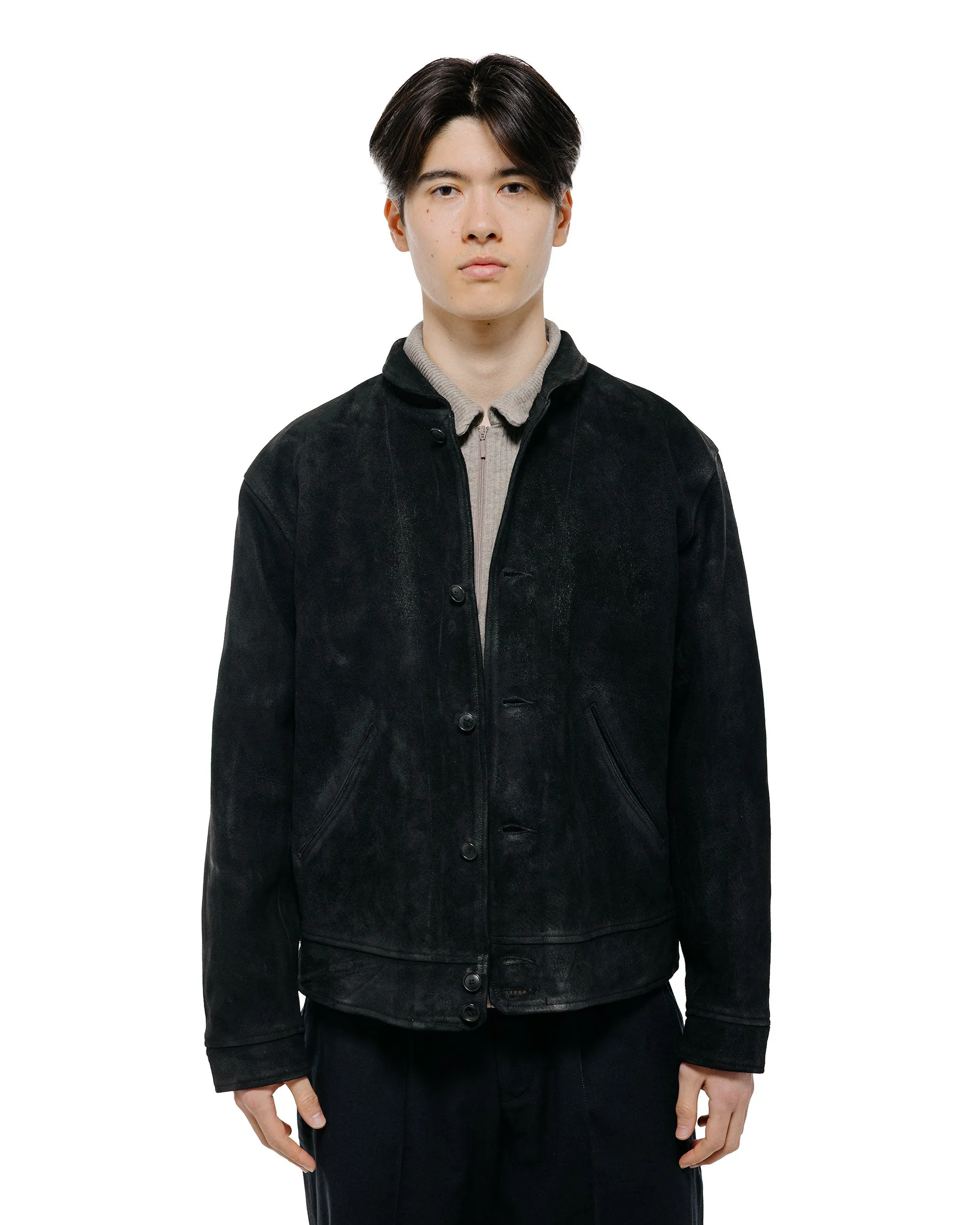 Old Joe Patina Horse-Hide Cossack Jacket Rough Out Patina Black sold by Lost & Found product image thumbnail 2