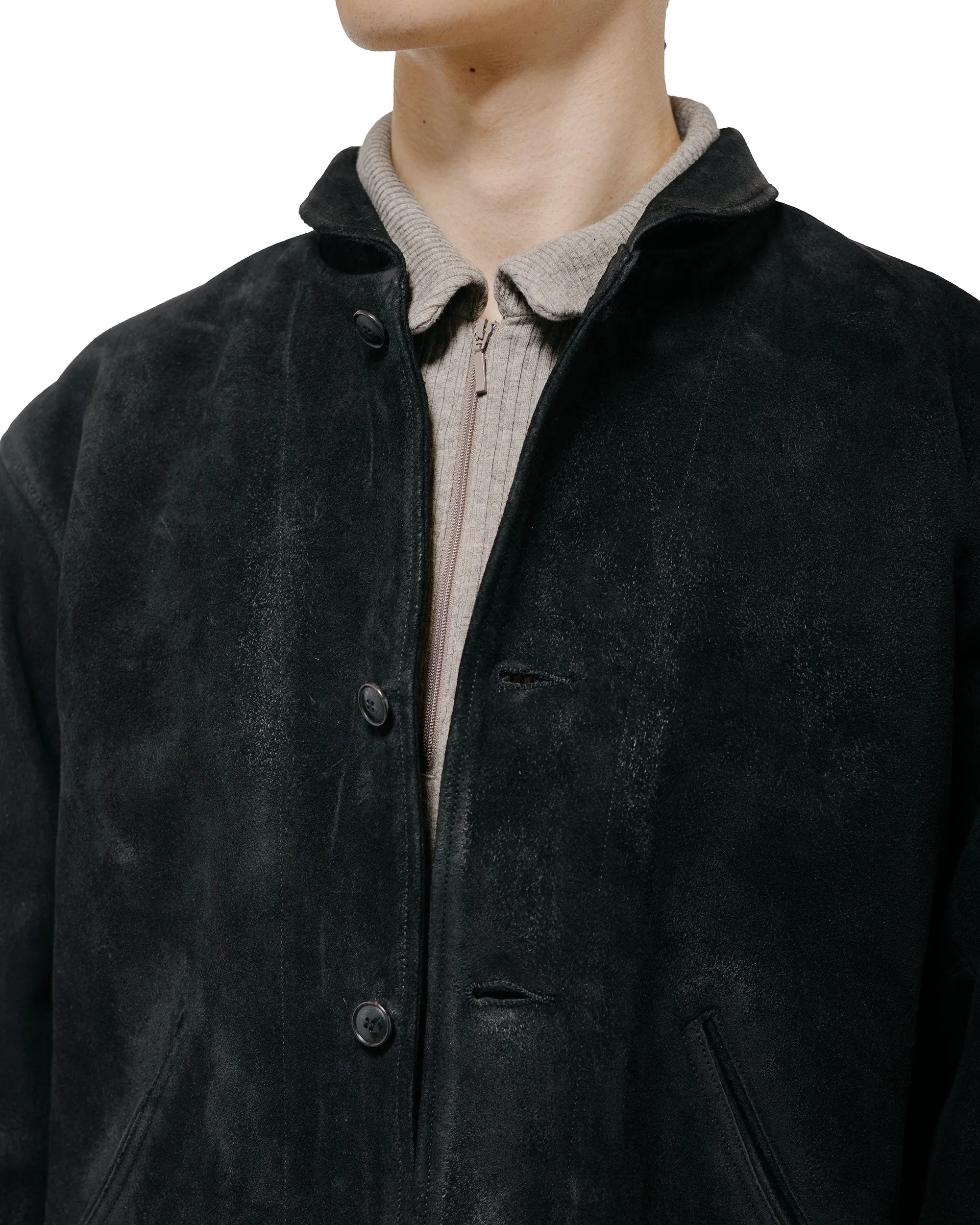 Old Joe Patina Horse-Hide Cossack Jacket Rough Out Patina Black sold by Lost & Found product image thumbnail 3