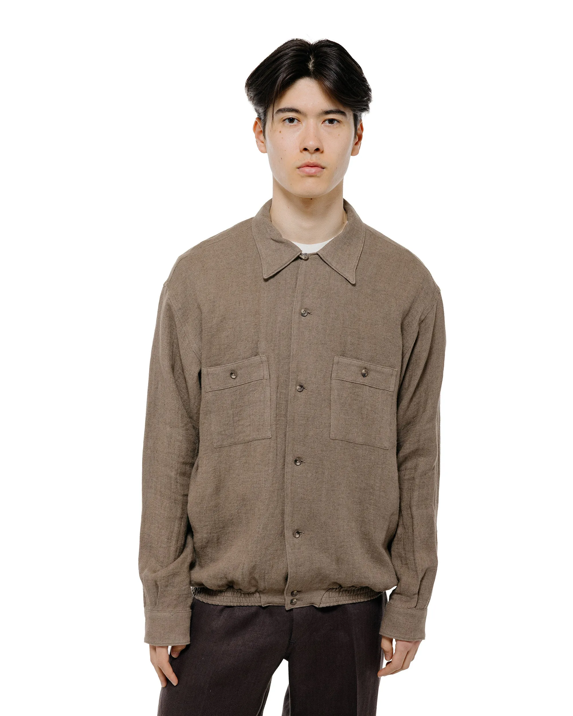 Old Joe Gathered Waist Marlboro Shirts Long Sleeve Dune sold by Lost & Found product image thumbnail 2