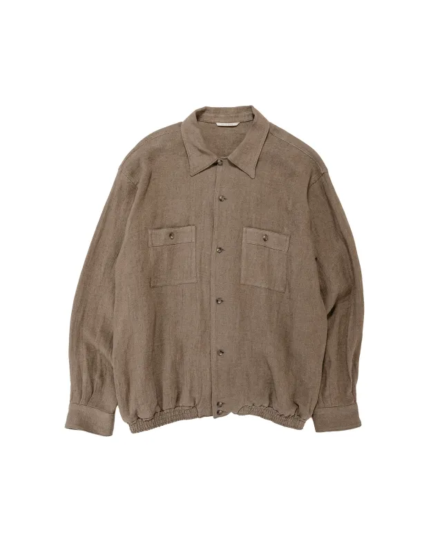 Old Joe Gathered Waist Marlboro Shirts Long Sleeve Dune made by Old Joe