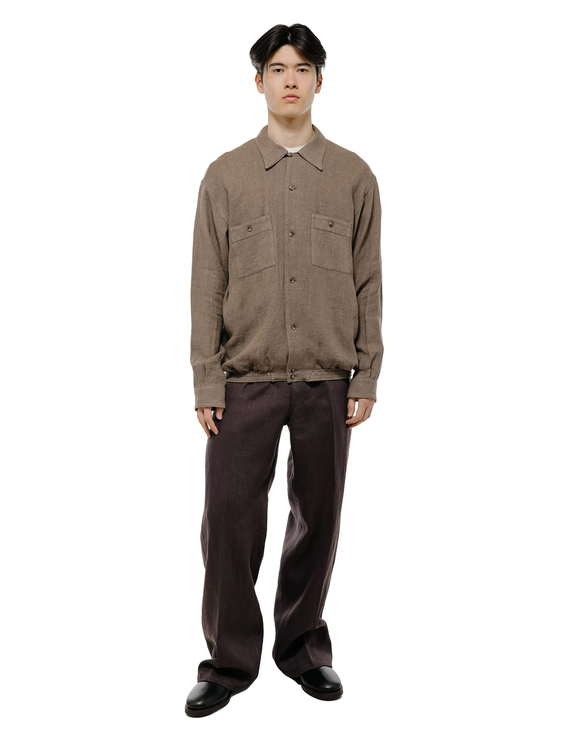 Old Joe Gathered Waist Marlboro Shirts Long Sleeve Dune sold by Lost & Found product image thumbnail 5