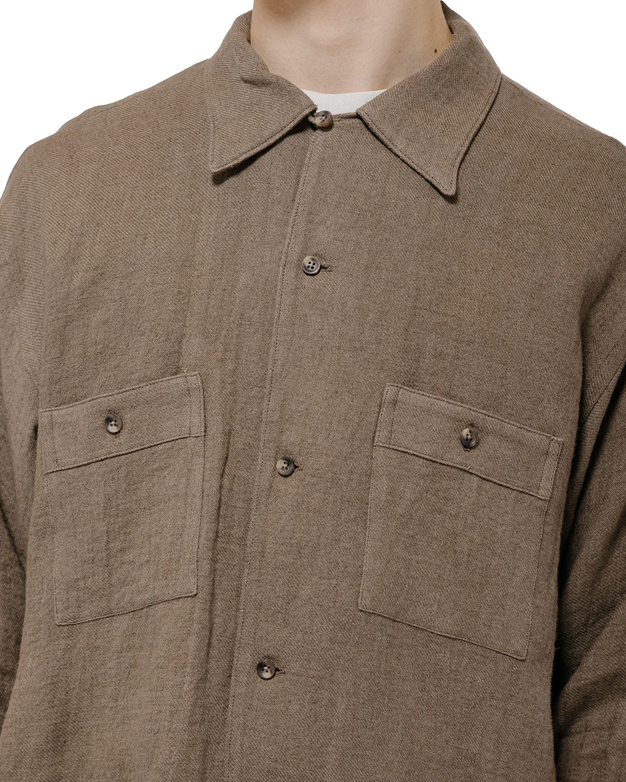 Old Joe Gathered Waist Marlboro Shirts Long Sleeve Dune sold by Lost & Found product image thumbnail 3