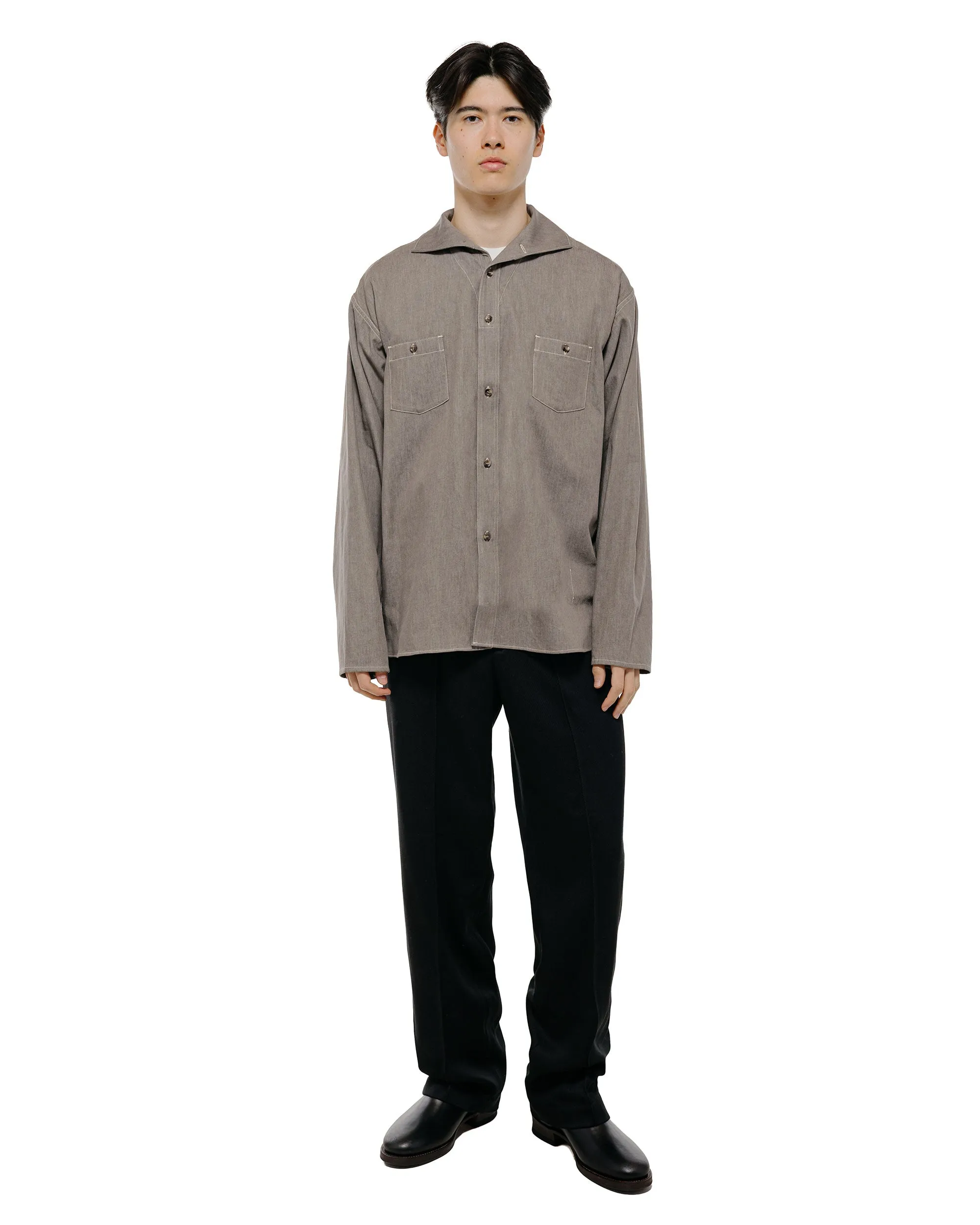 Old Joe Camp Collar Marine Shirts Long Sleeve Nutmeg sold by Lost & Found product image thumbnail 5