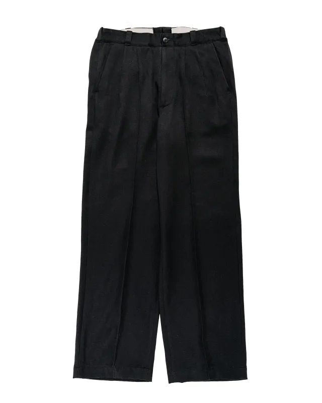 Old Joe Front Tuck Army Trouser Onyx made by Old Joe