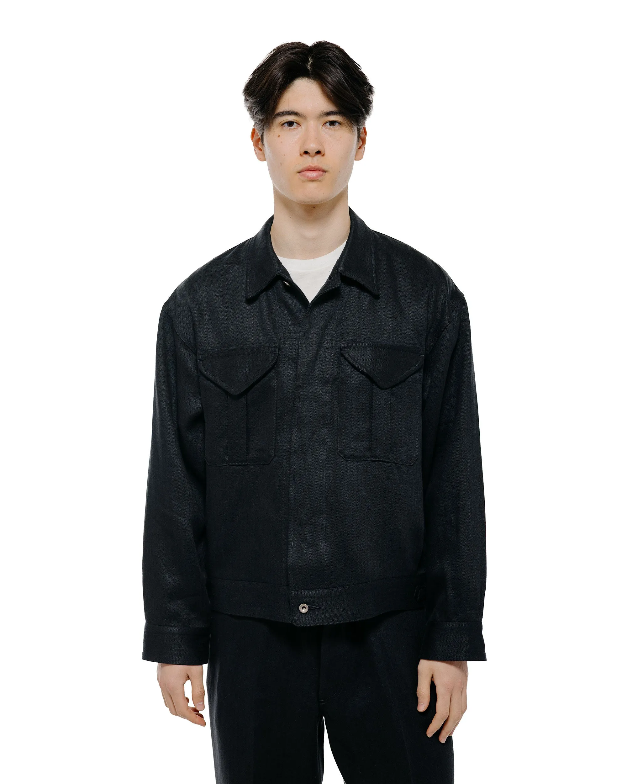 Old Joe Fly-Front Arthur Jacket Black sold by Lost & Found product image thumbnail 2