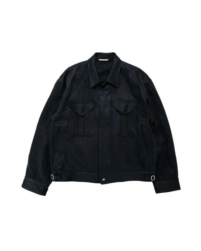 Old Joe Fly-Front Arthur Jacket Black made by Old Joe