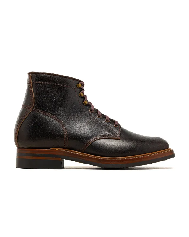 John Lofgren Bootmaker El Capitan Boots Horween Waxed Flesh Dark Brown made by Lost & Found