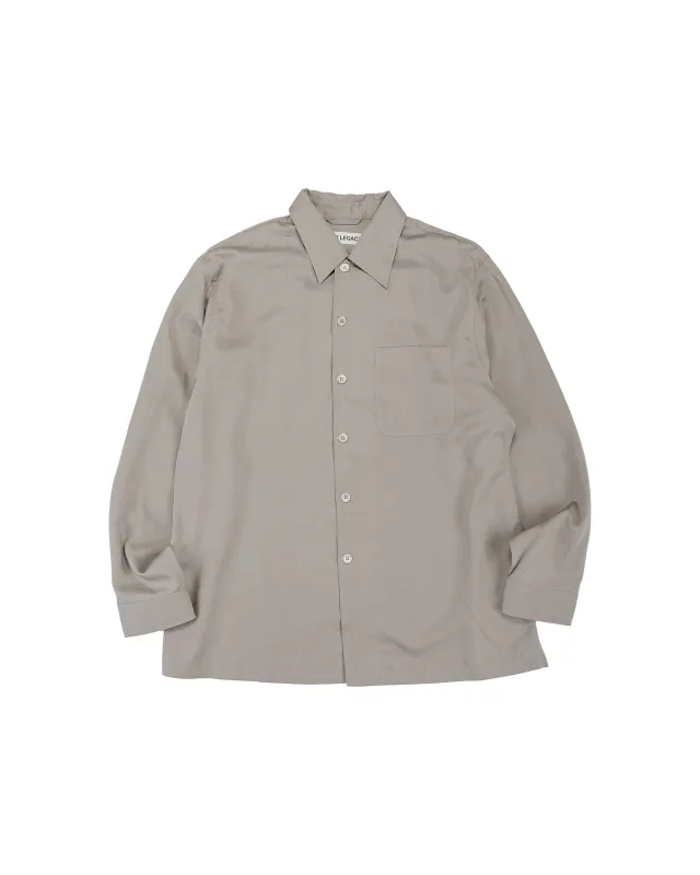 Our Legacy Every Shirt Willow Grey Softflow Tencel made by Our Legacy
