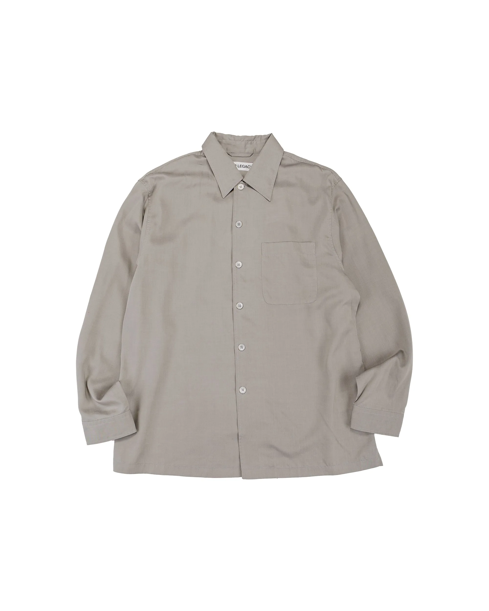 Our Legacy Every Shirt Willow Grey Softflow Tencel sold by Lost & Found