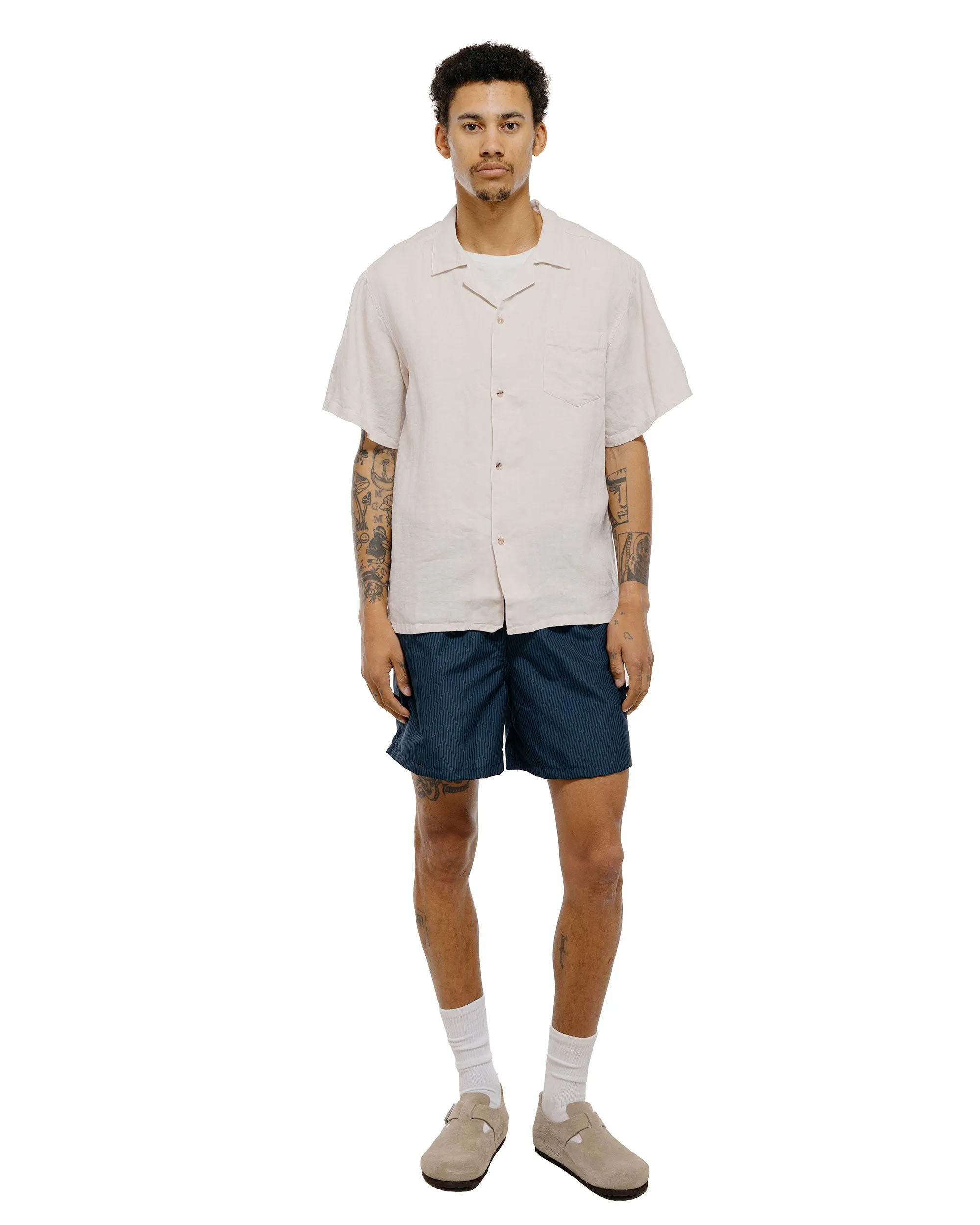 Bather Navy Linen Leisure Short sold by Lost & Found product image thumbnail 5