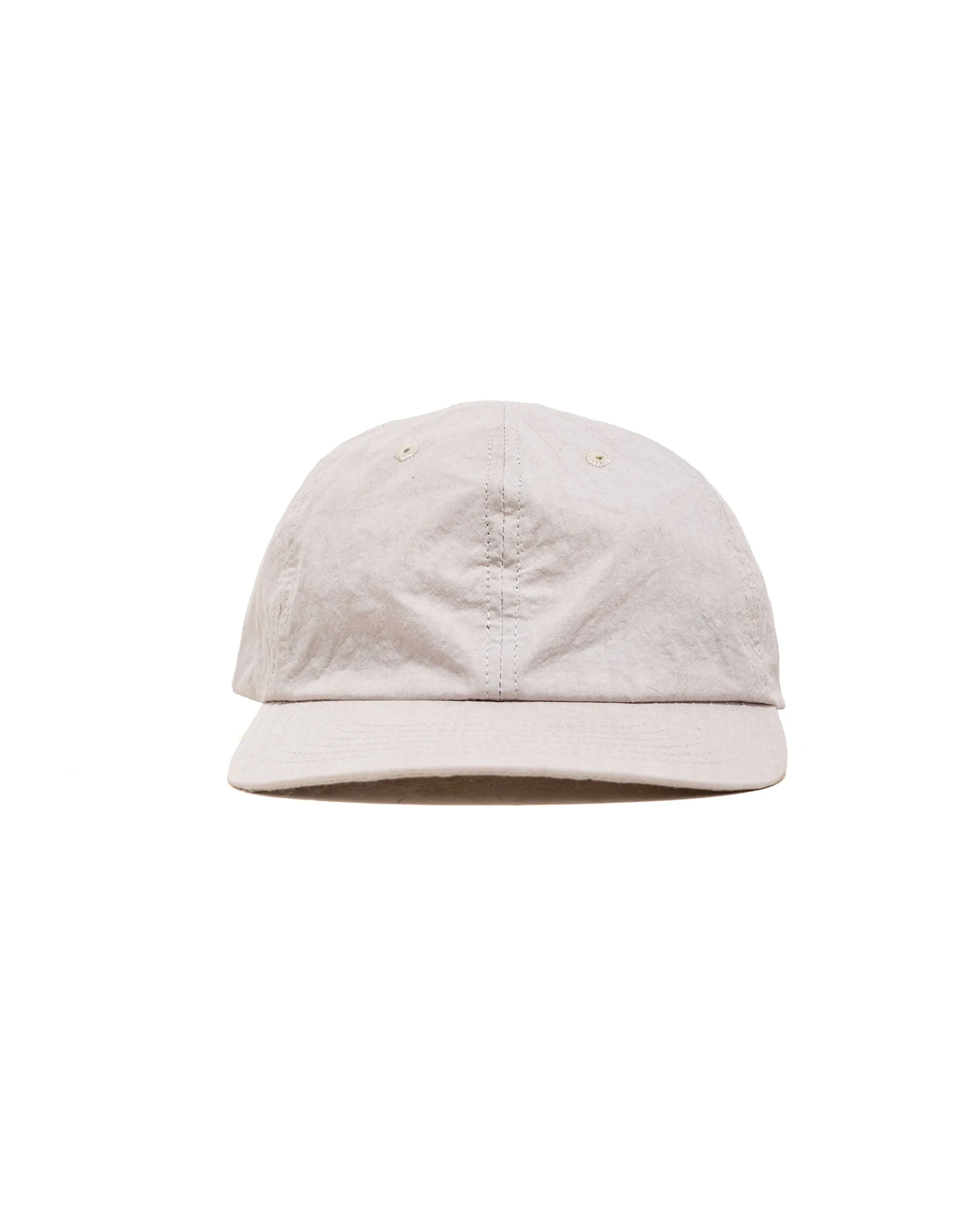 Found Feather 6 Panel Strap Back Cap Cotton Nylon Dyed Cloth Light Grey sold by Lost & Found