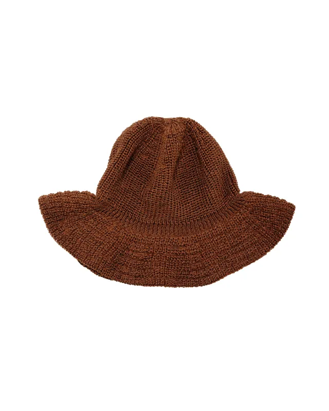 Found Feather Bell Hat Brown made by Found Feather