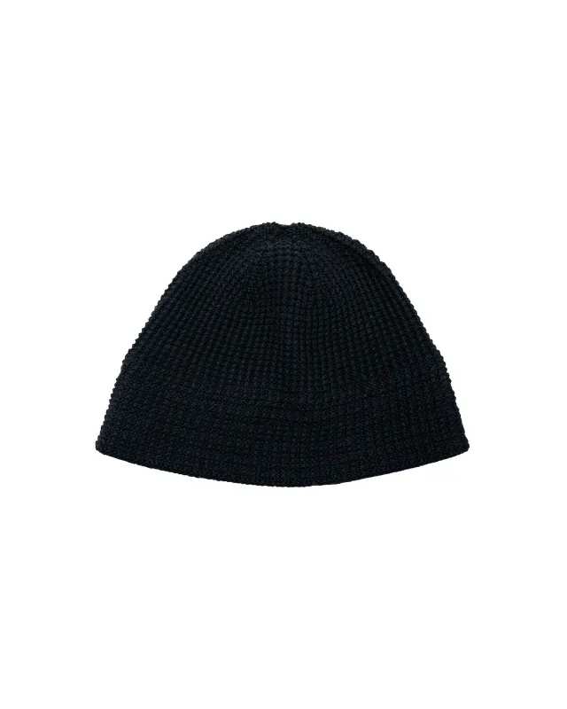 Found Feather Knit Bucket Hat Black made by Found Feather