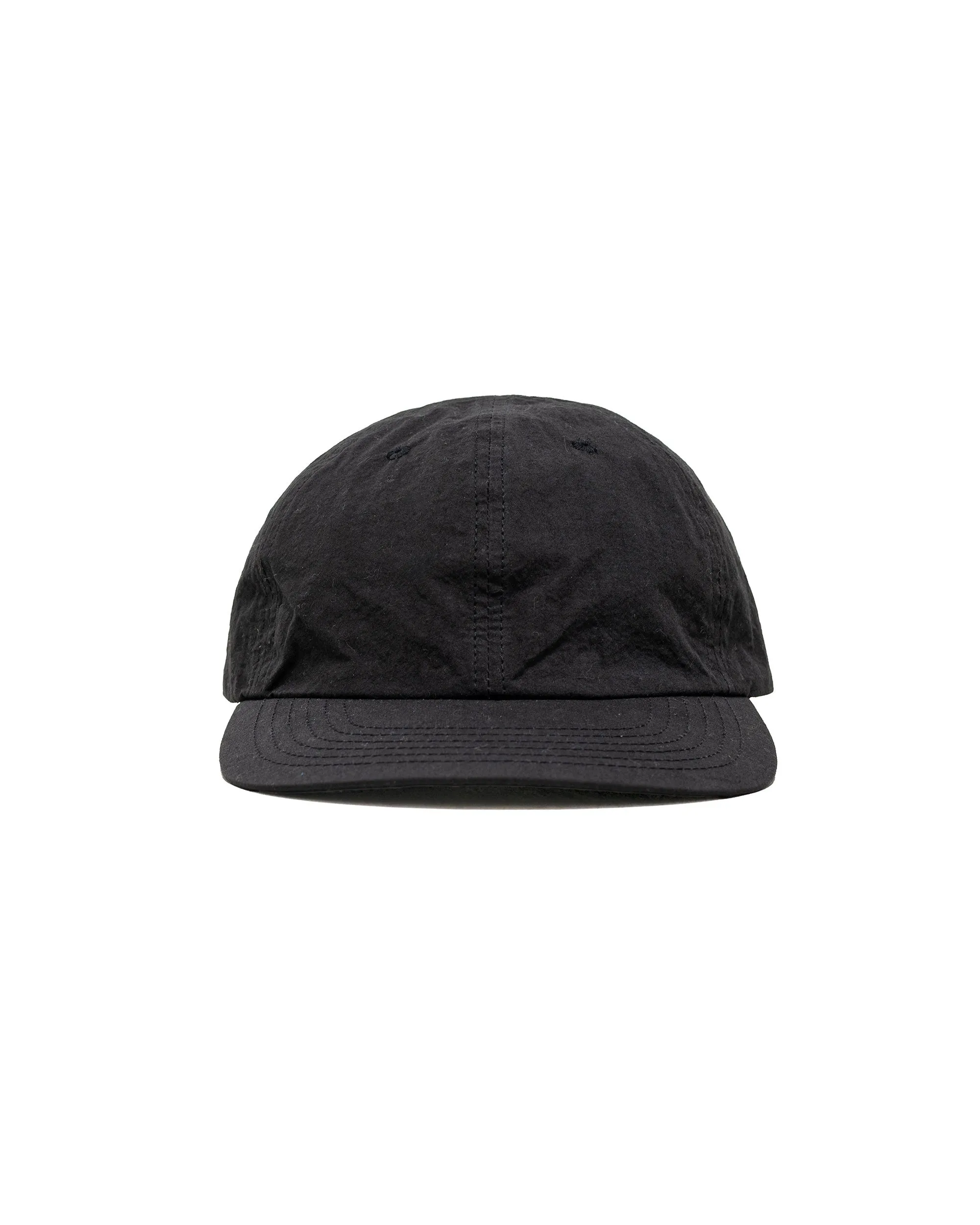 Found Feather 6 Panel Strap Back Cap Cotton Nylon Dyed Cloth Black sold by Lost & Found