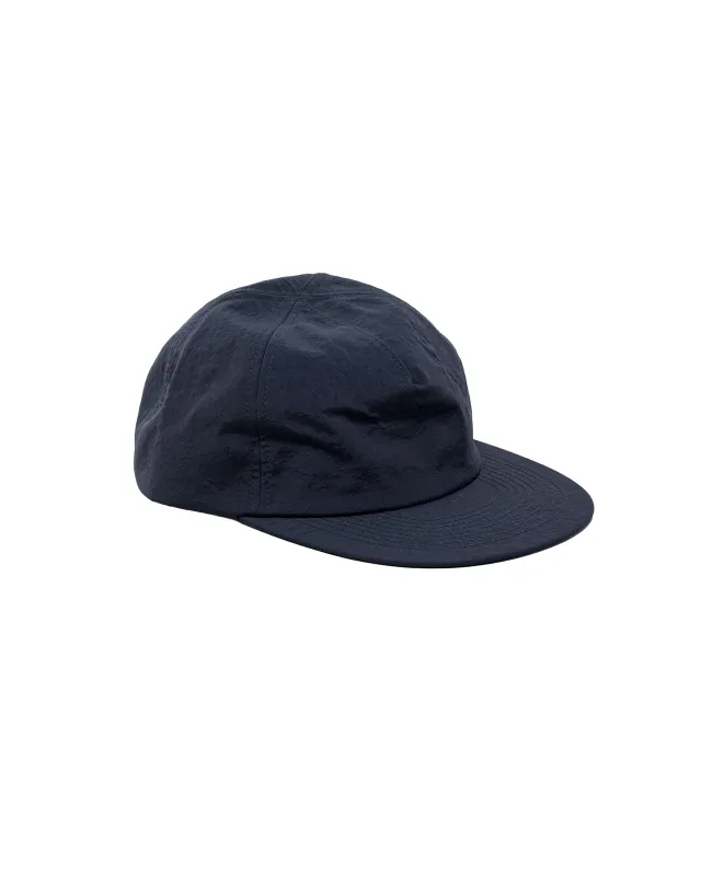Found Feather 5 Panel Snap Back Nylon Dyed Tusser Navy made by Found Feather