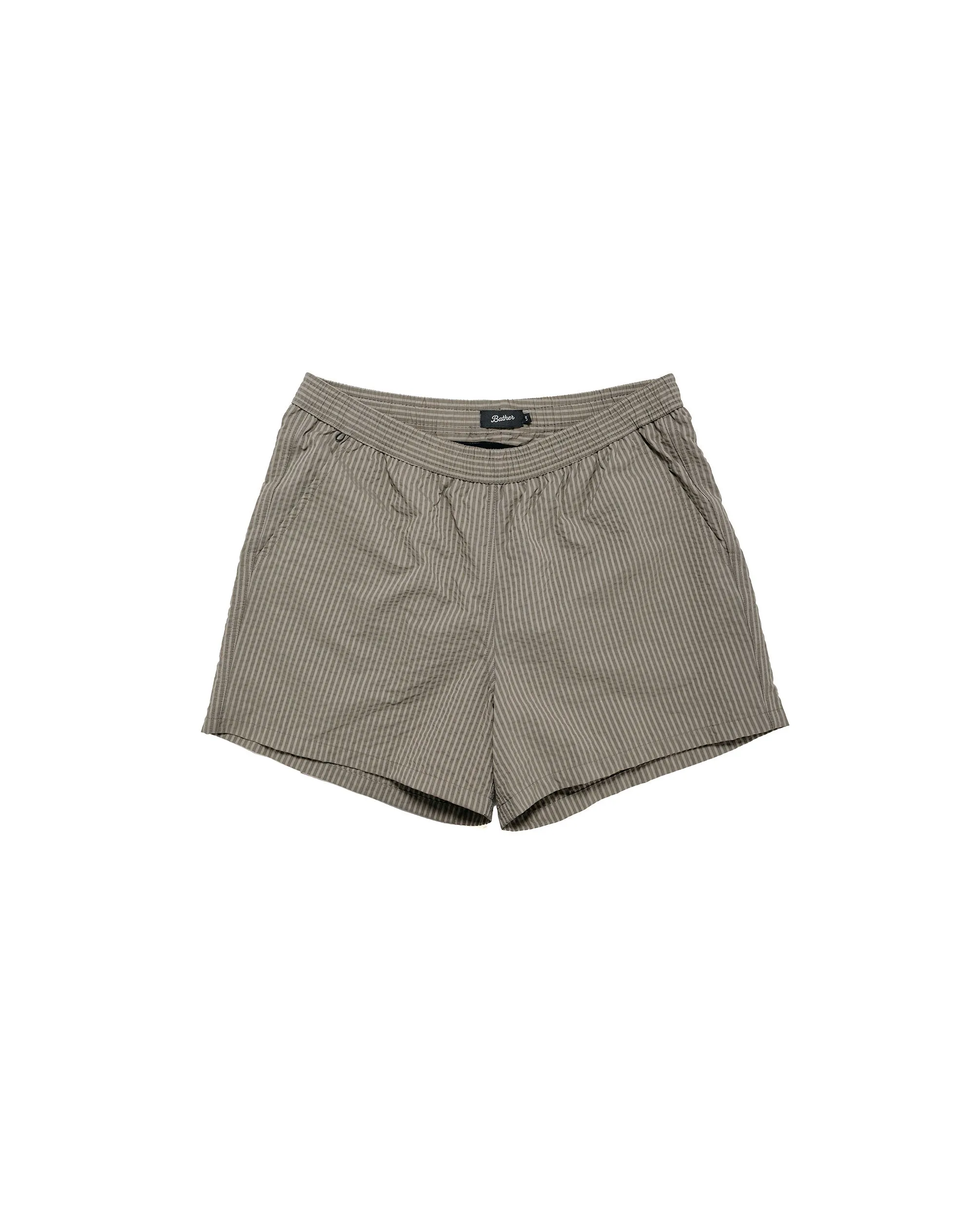 Bather Fossil Seersucker Modern Trunk sold by Lost & Found
