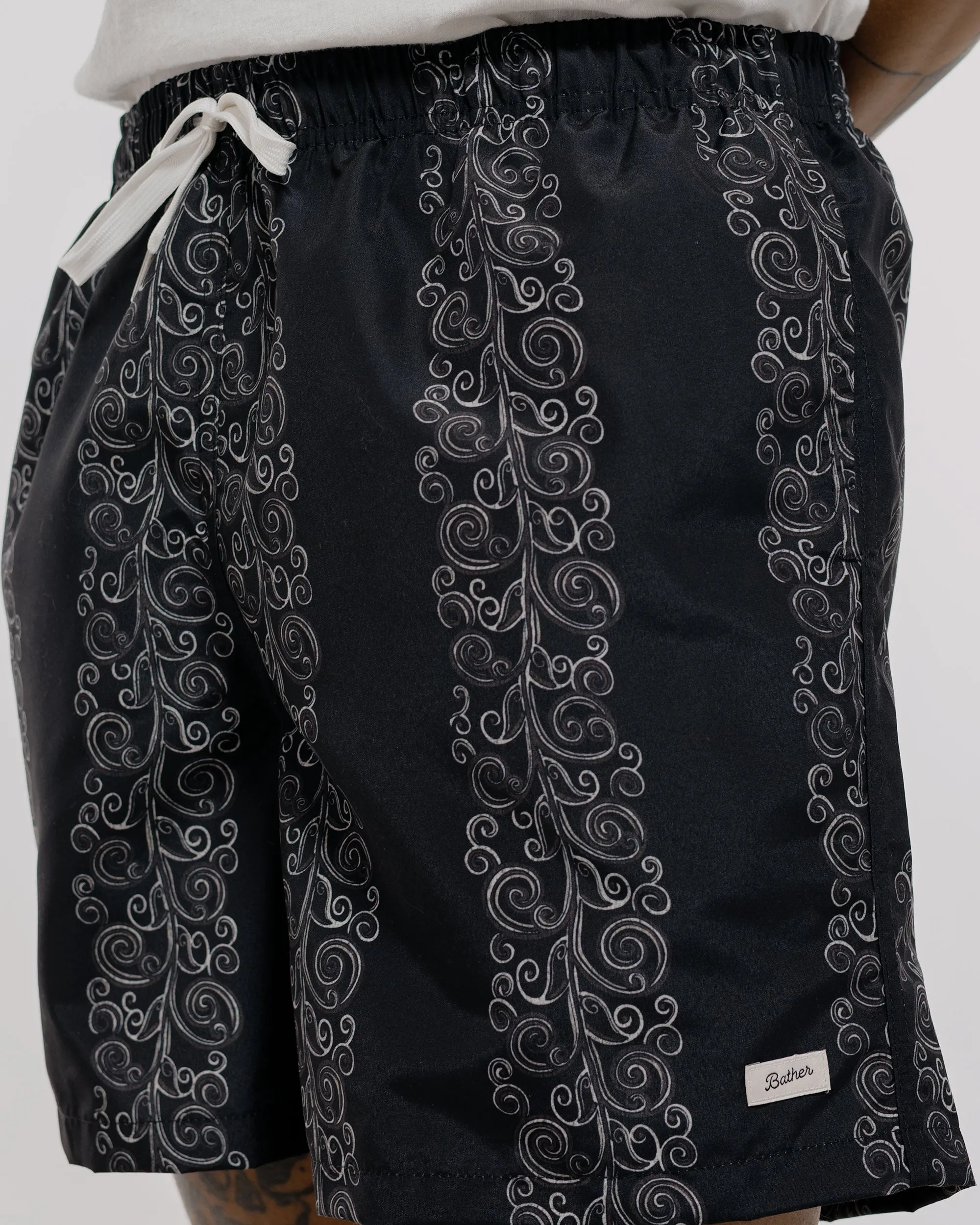 Bather Black Fiesta Swim Trunk sold by Lost & Found product image thumbnail 3