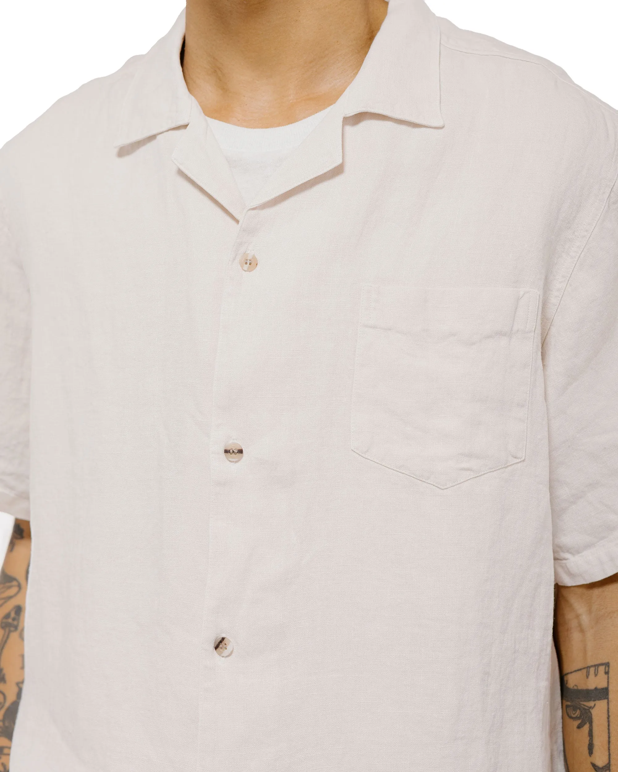 Bather Pearl Linen Camp Shirt sold by Lost & Found product image thumbnail 3
