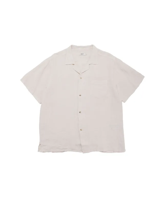 Bather Pearl Linen Camp Shirt made by Bather