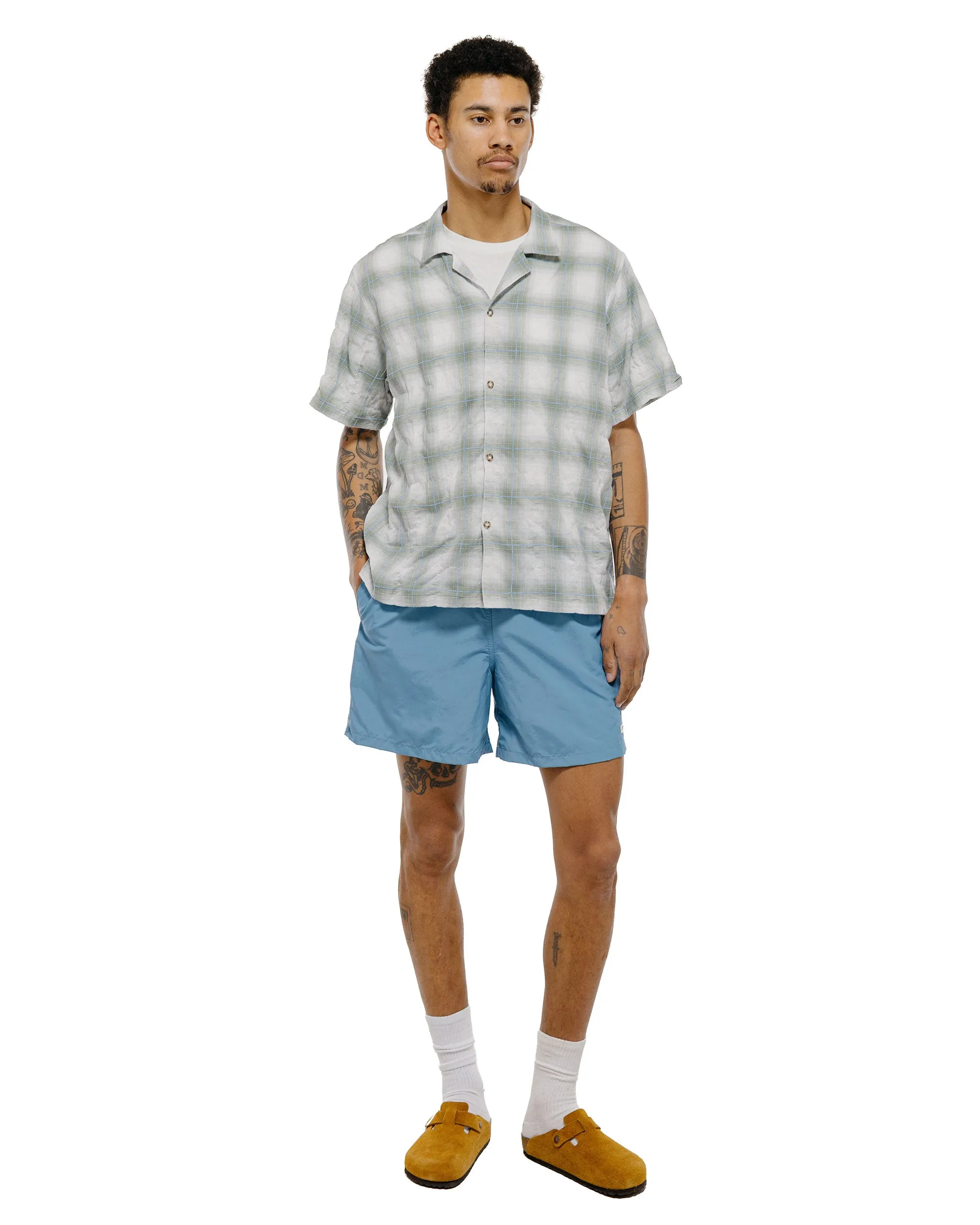 Bather Laurel Grid Camp Shirt sold by Lost & Found product image thumbnail 4
