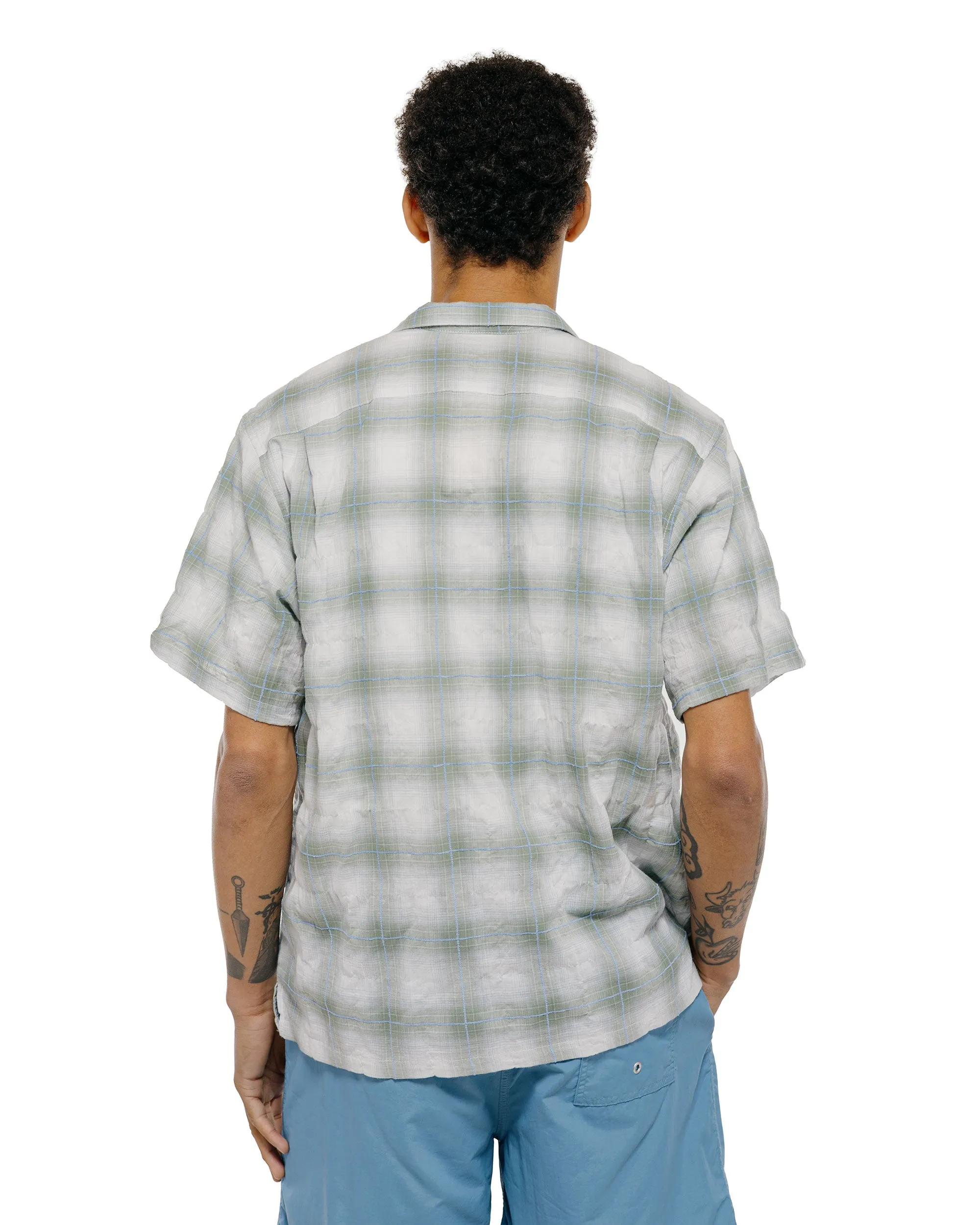 Bather Laurel Grid Camp Shirt sold by Lost & Found product image thumbnail 3