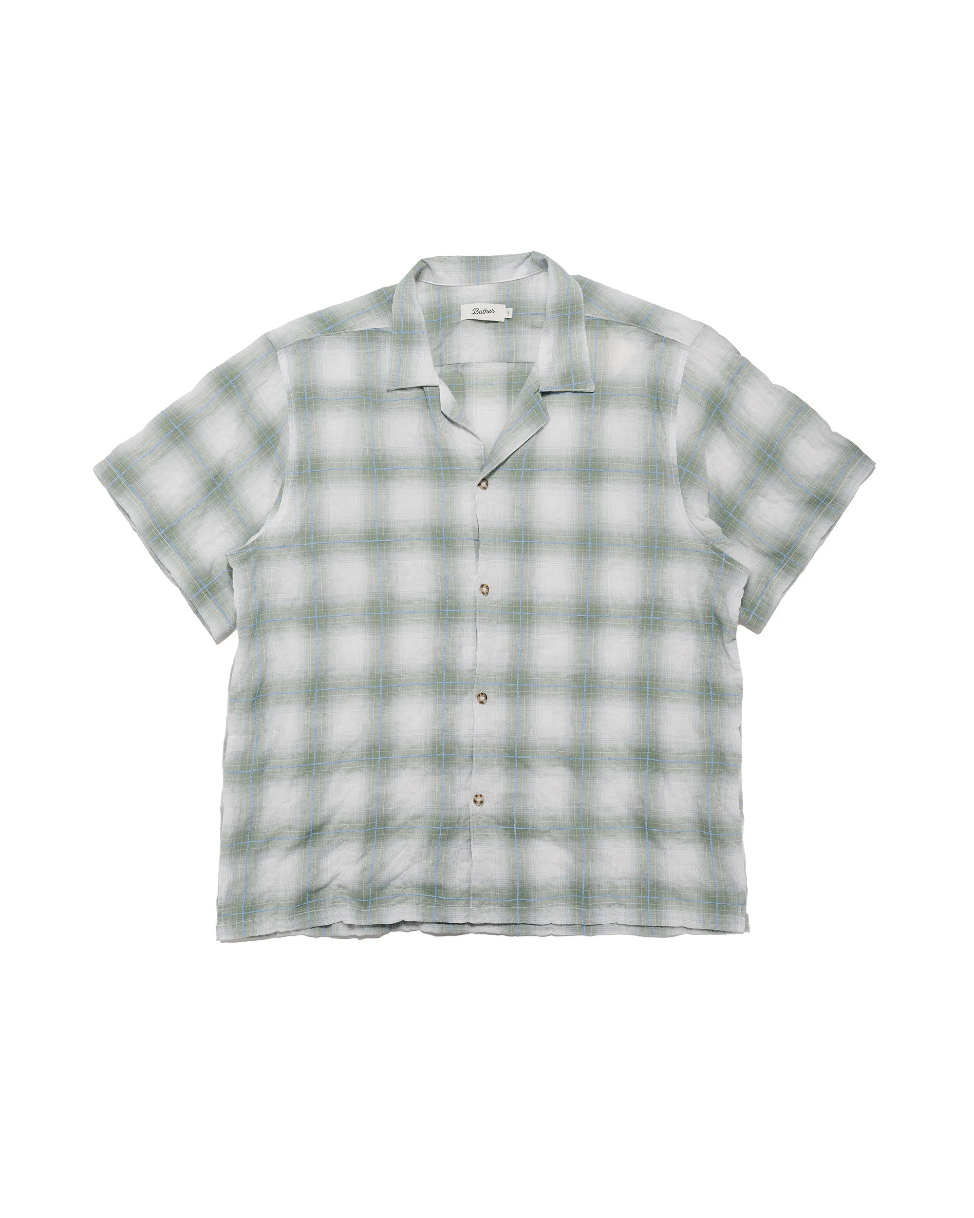 Bather Laurel Grid Camp Shirt sold by Lost & Found