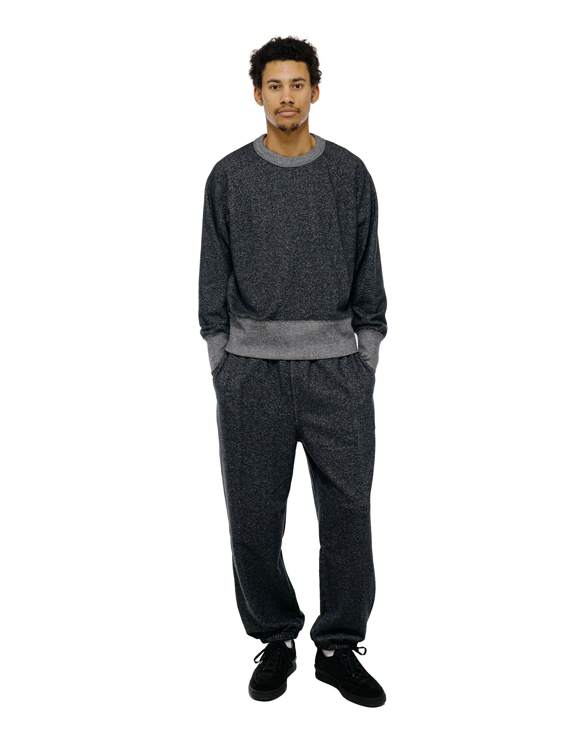 Body of Work Aster Raglan Sweatshirt Pebble Knit French Terry Black sold by Lost & Found product image thumbnail 5