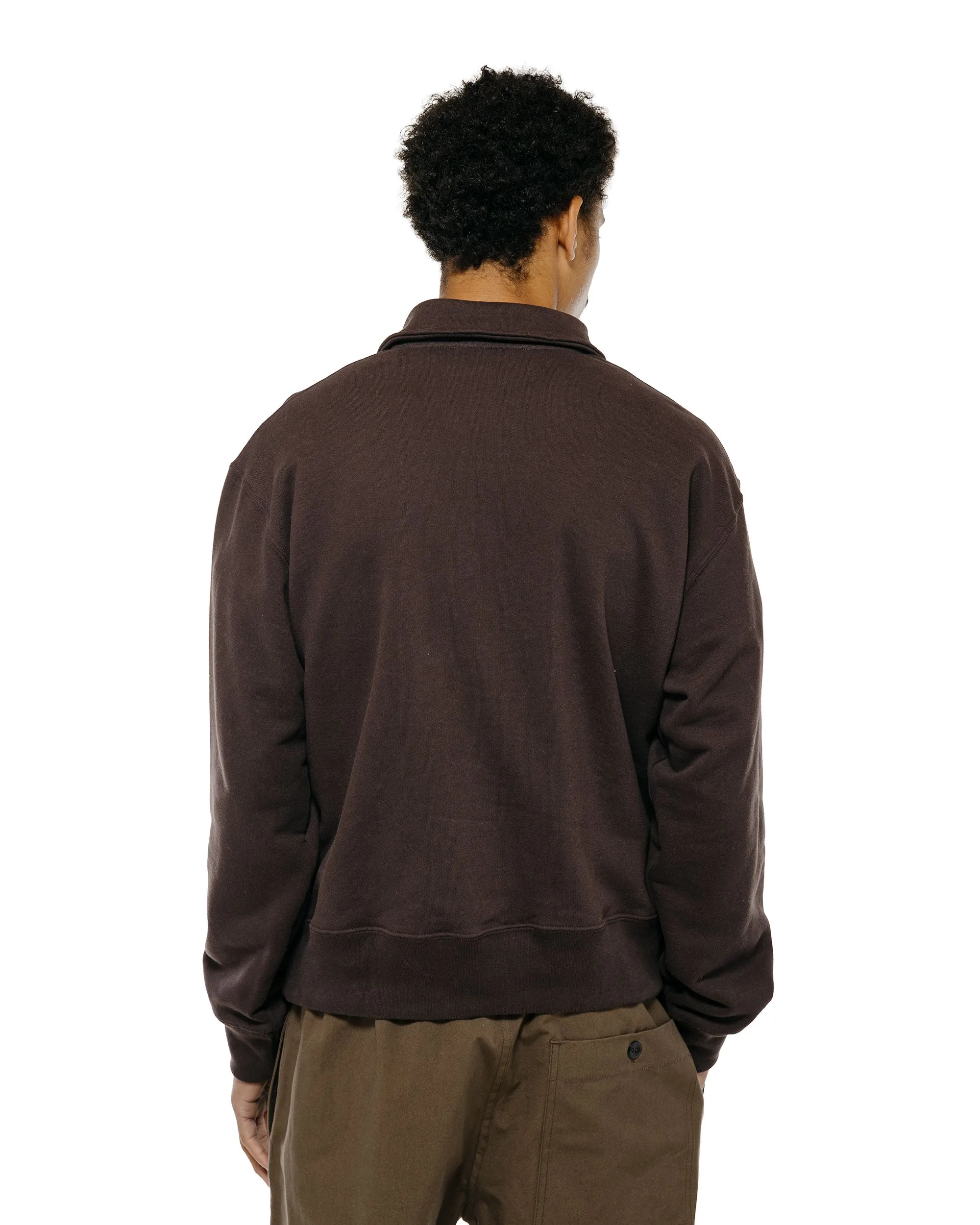 Body of Work Myrtle Quarter-Zip Sweatshirt Sueded French Terry Loam sold by Lost & Found product image thumbnail 4