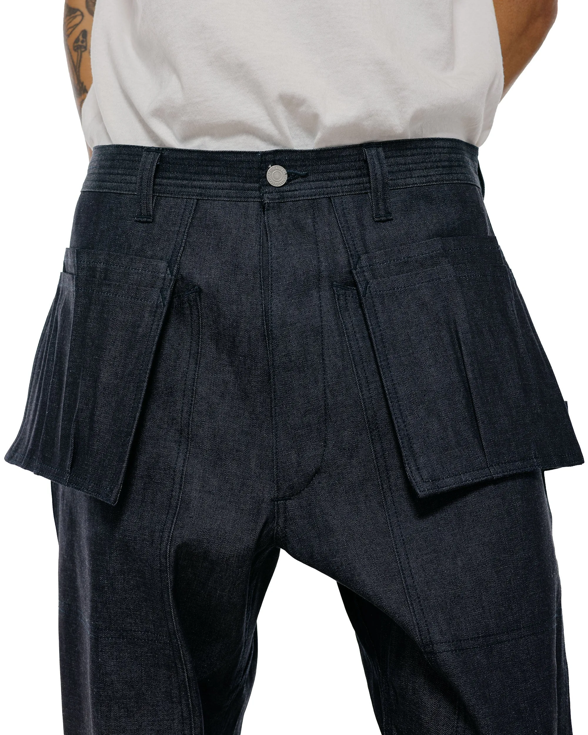 Sassafras Landscaper Grown Pants 8oz Denim Indigo sold by Lost & Found product image thumbnail 3