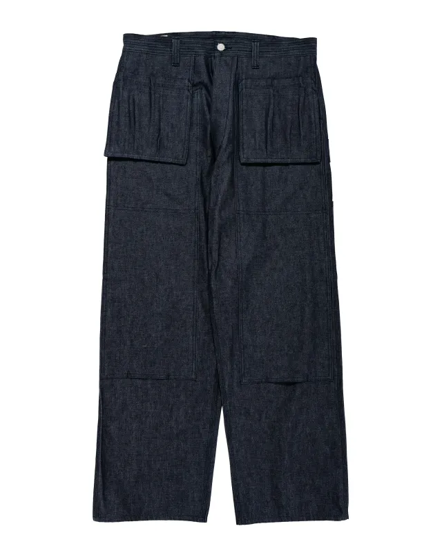 Sassafras Landscaper Grown Pants 8oz Denim Indigo made by Lost & Found