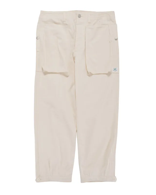 Sassafras Digs Crew Pants 4/5 8oz Denim Natural made by Lost & Found
