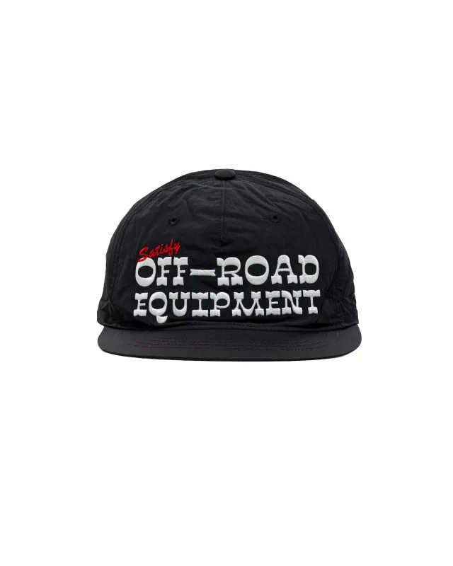 SATISFY FliteSilk 5 Panel Pinch Cap Off Road Equipment Black made by Satisfy Running