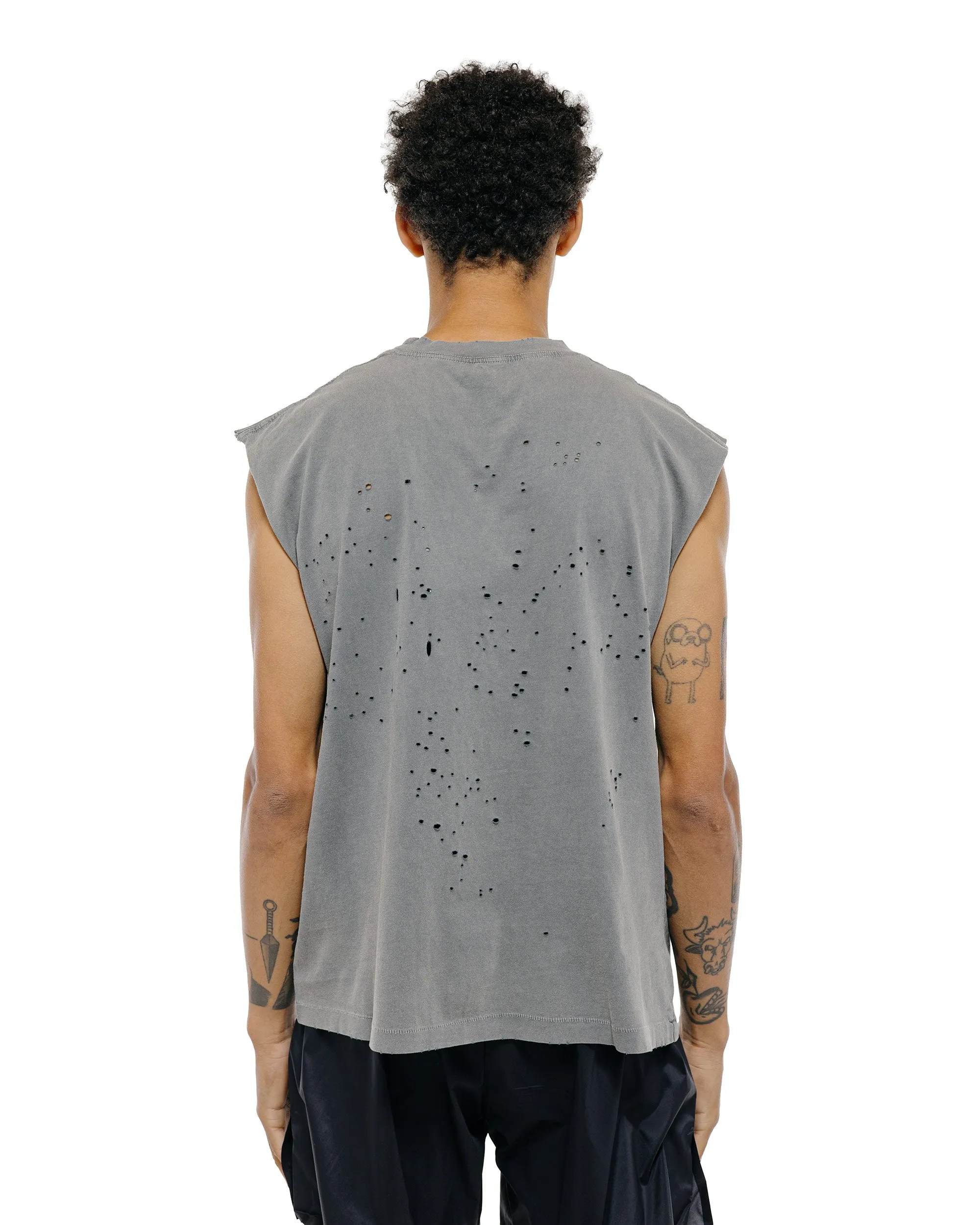 SATISFY MothTech Muscle Tee Faded Black sold by Lost & Found product image thumbnail 4