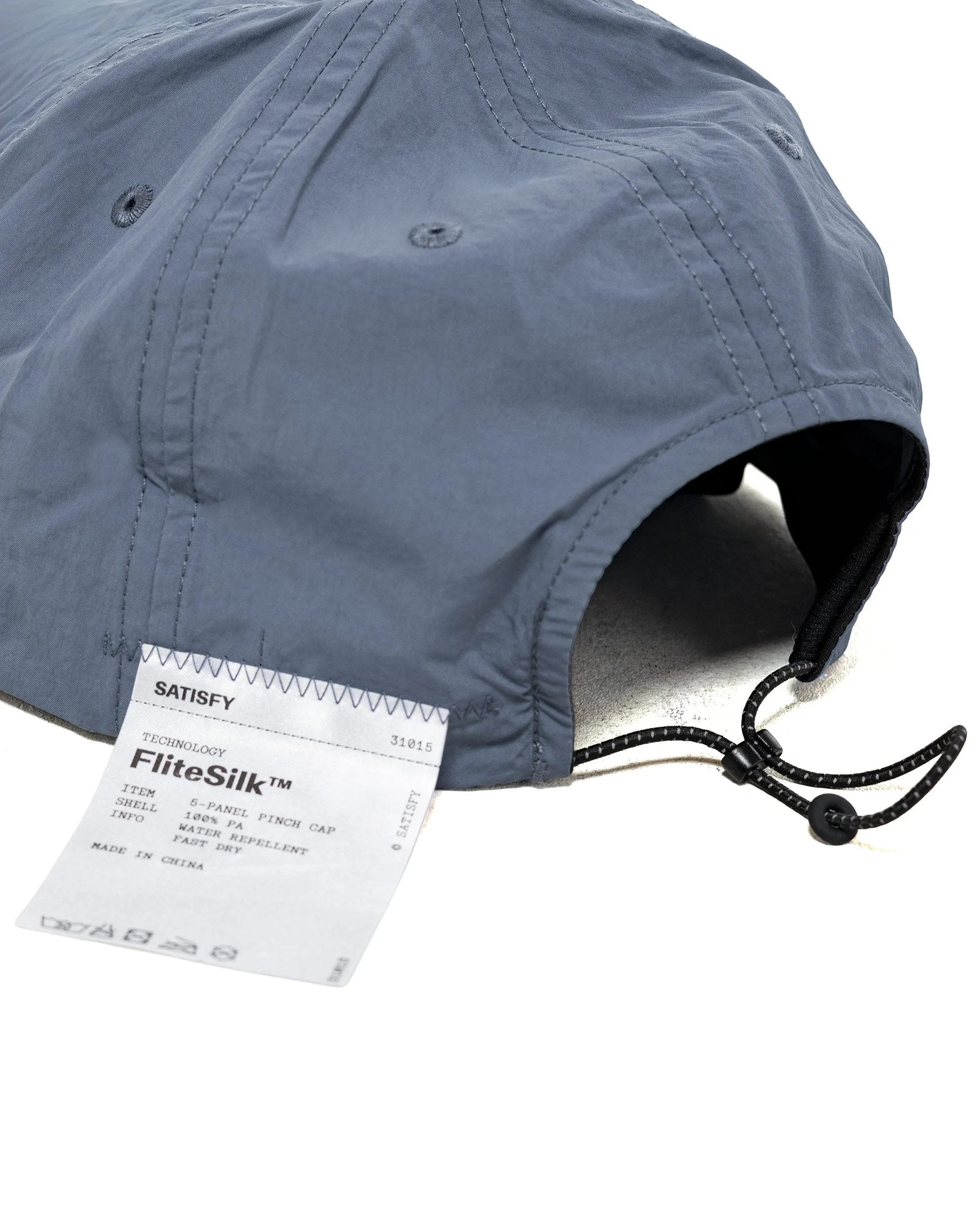 SATISFY FliteSilk 5 Panel Pinch Cap Off Road Equipment Vintage Indigo sold by Lost & Found product image thumbnail 2