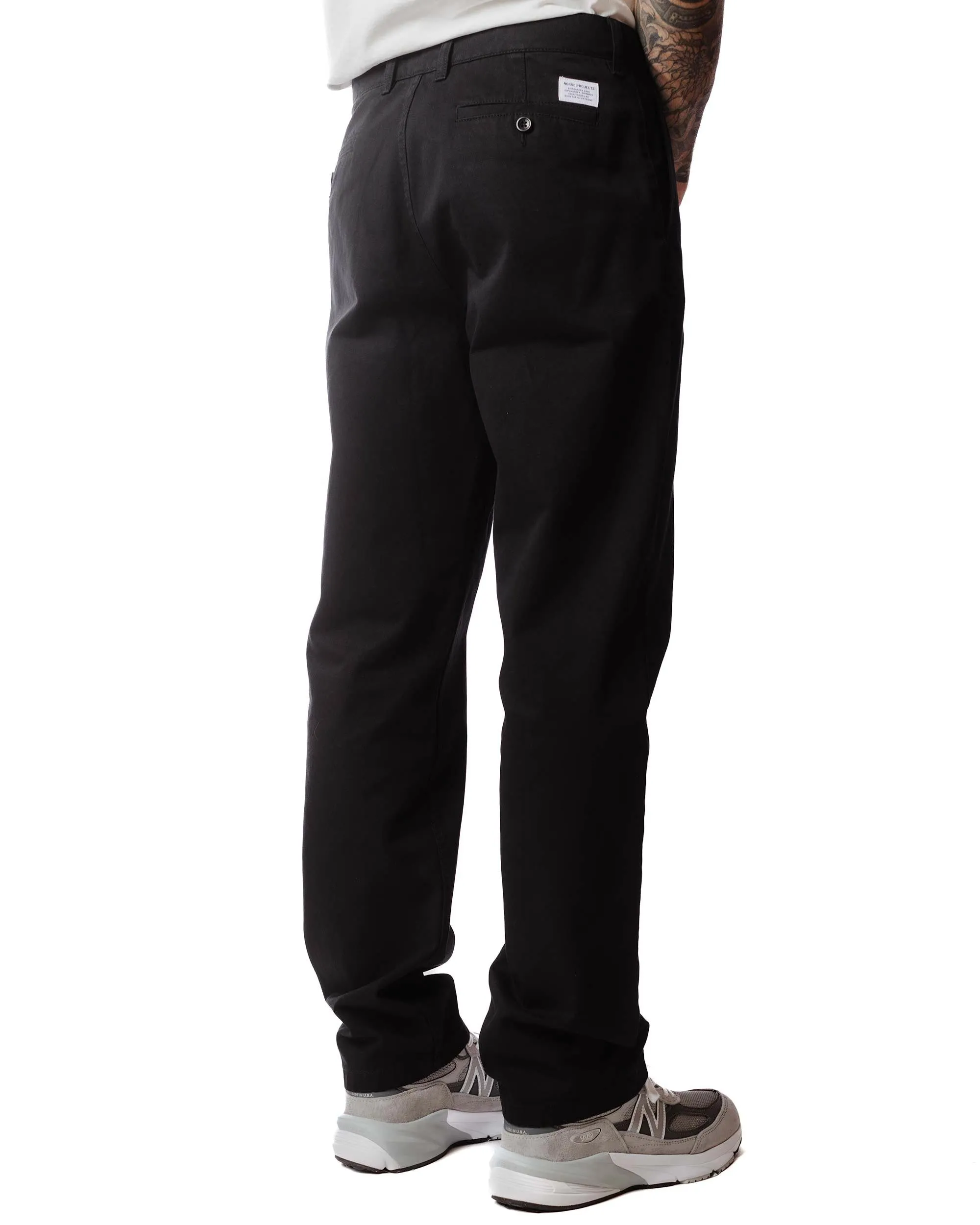 Norse Projects Aros Heavy Chino Black sold by Lost & Found product image thumbnail 4