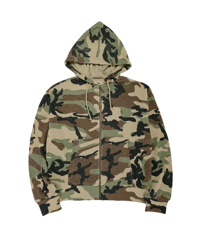 Stüssy Lightweight Thermal Hoodie Camo made by Stussy