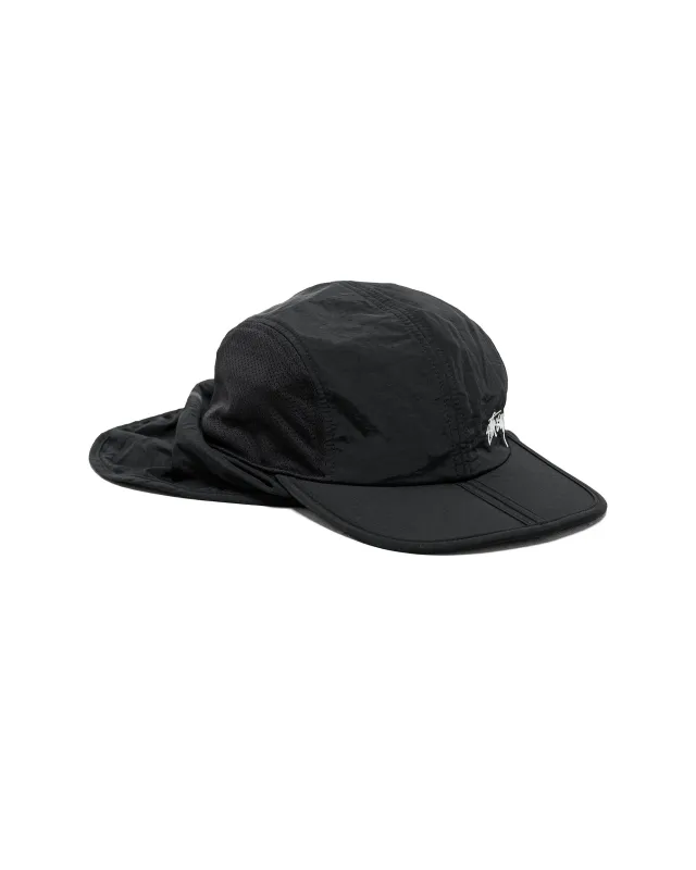 Stüssy Foldable Shade Hat Black made by Stussy