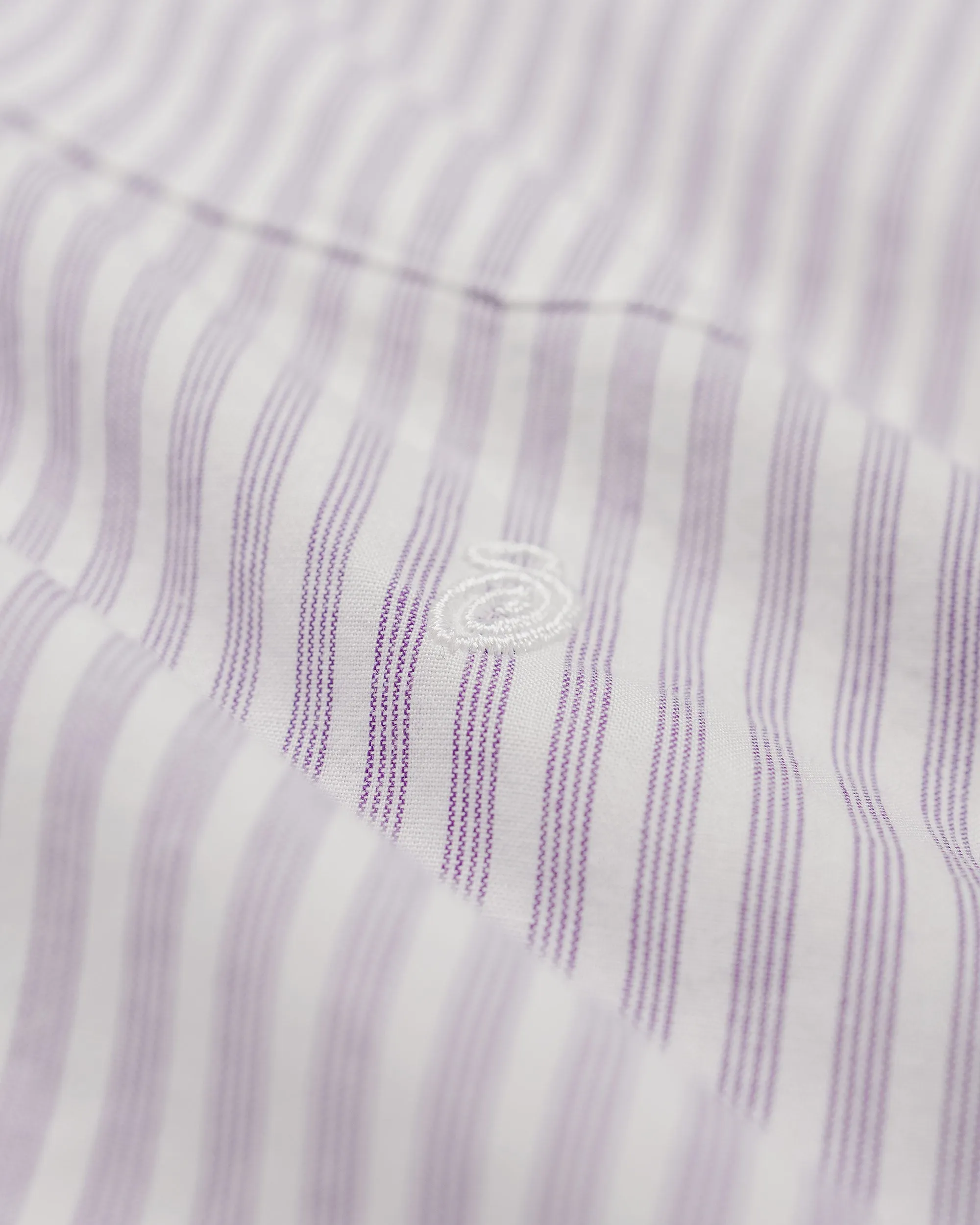 Stüssy Standard LS Shirt Purple Stripe sold by Lost & Found product image thumbnail 2